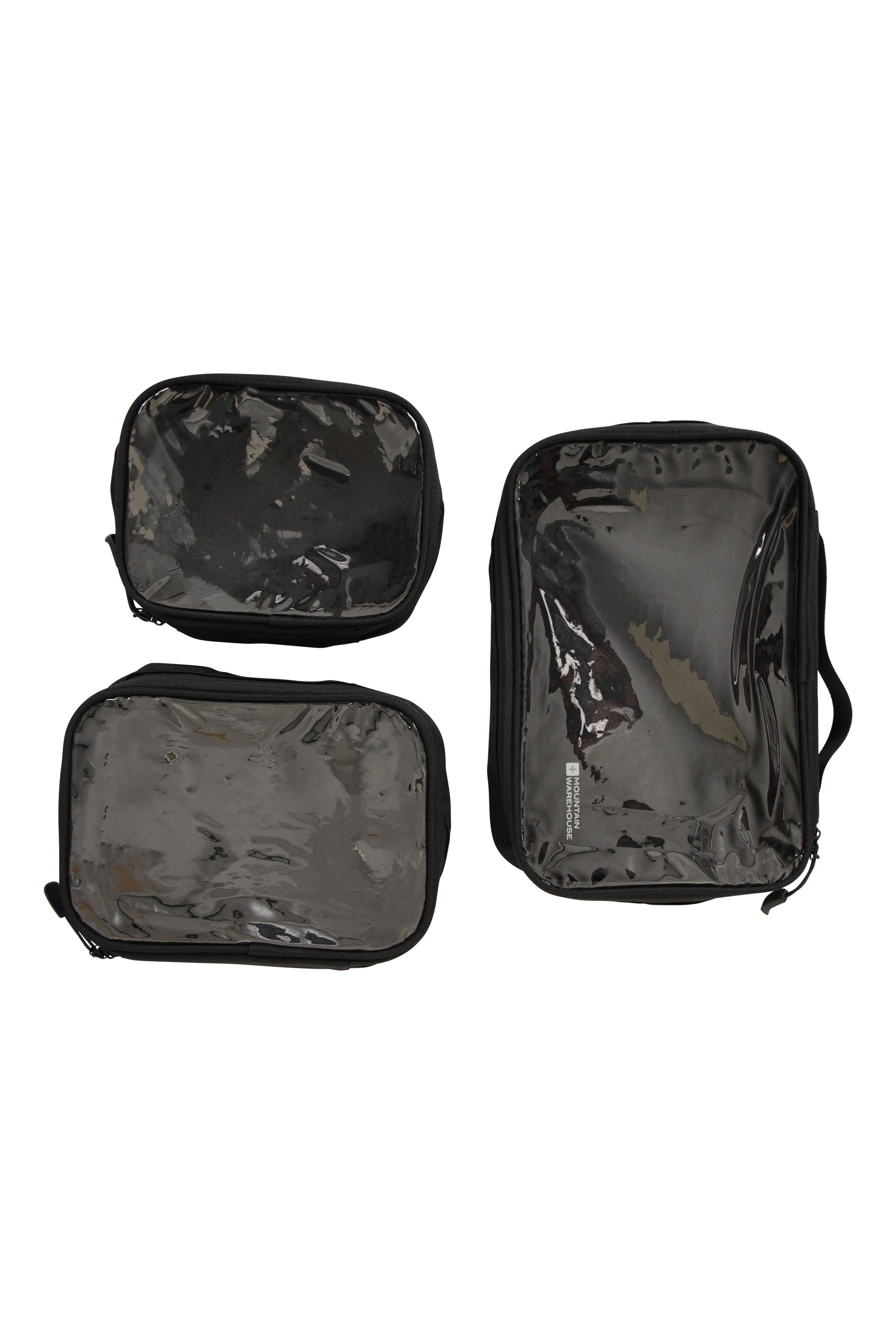 Clear Travel Cases 3-Pack