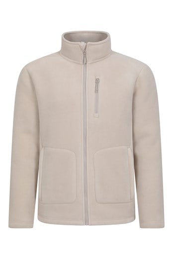 Highland Mens Full-Zip Fleece Beige