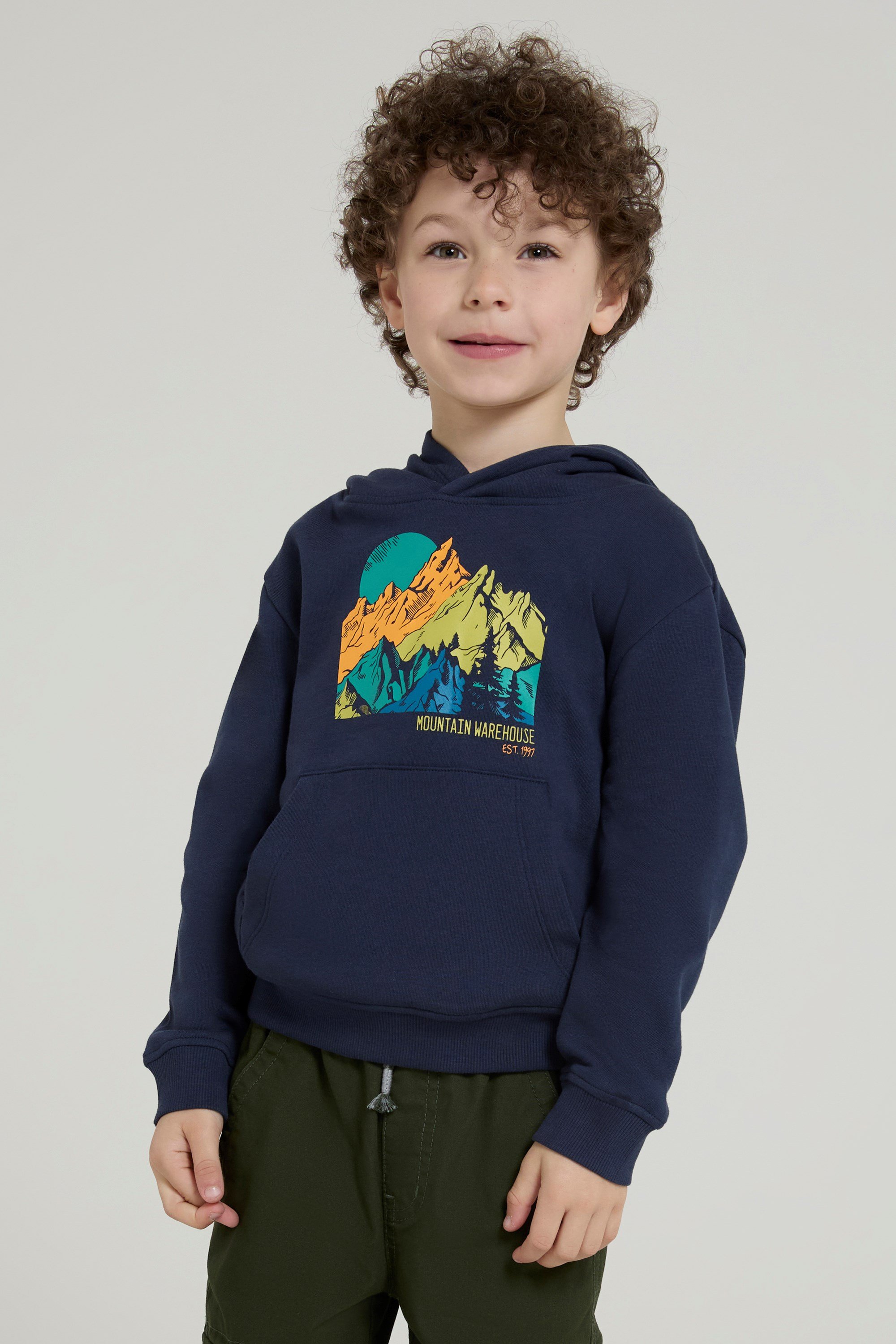 Mountain Landscape Kids Hoodie