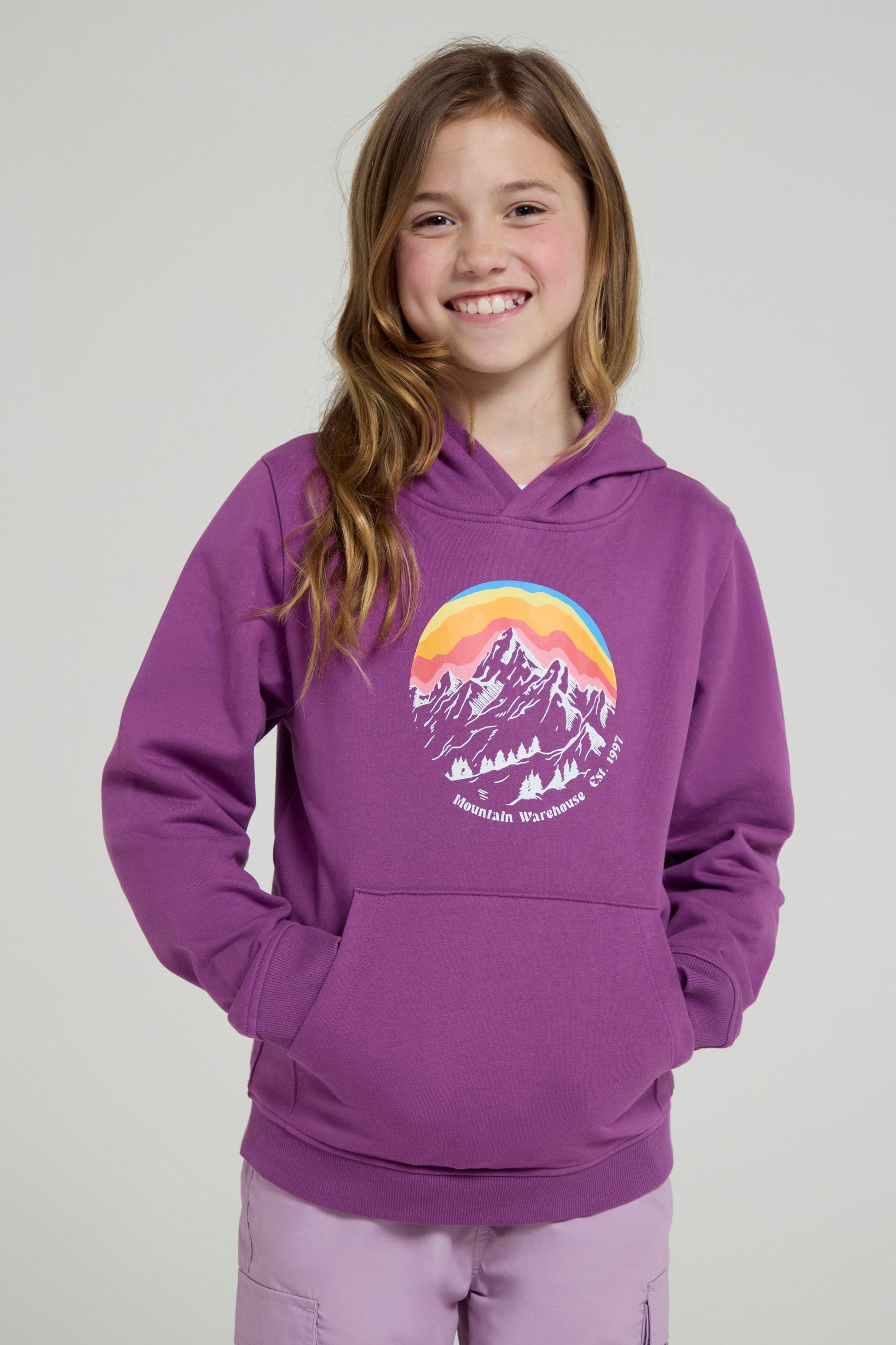 Snowy Mountain Kids Hoodie