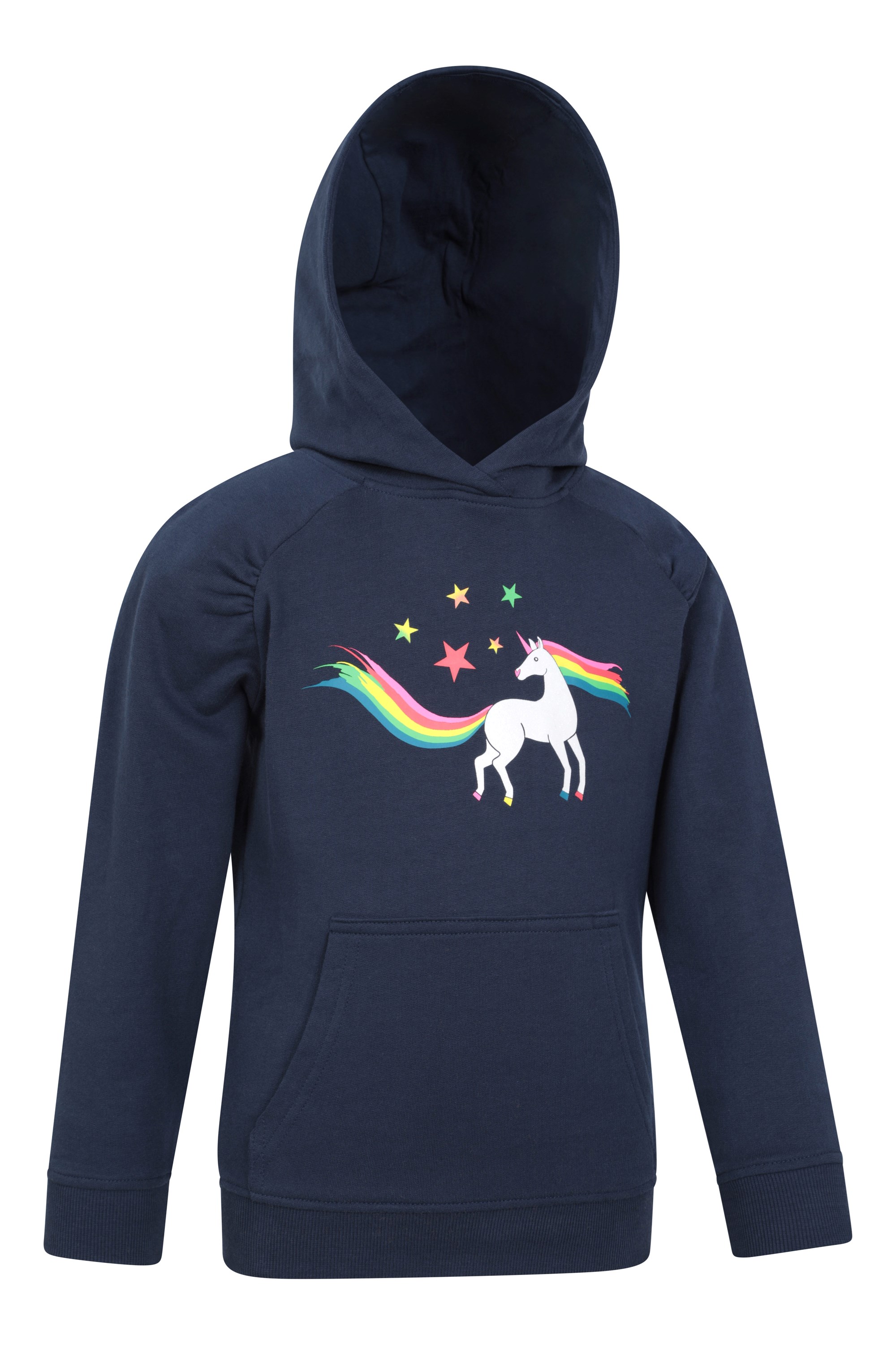 Glitter Rainbow Unicorn Kids Hoodie Mountain Warehouse GB