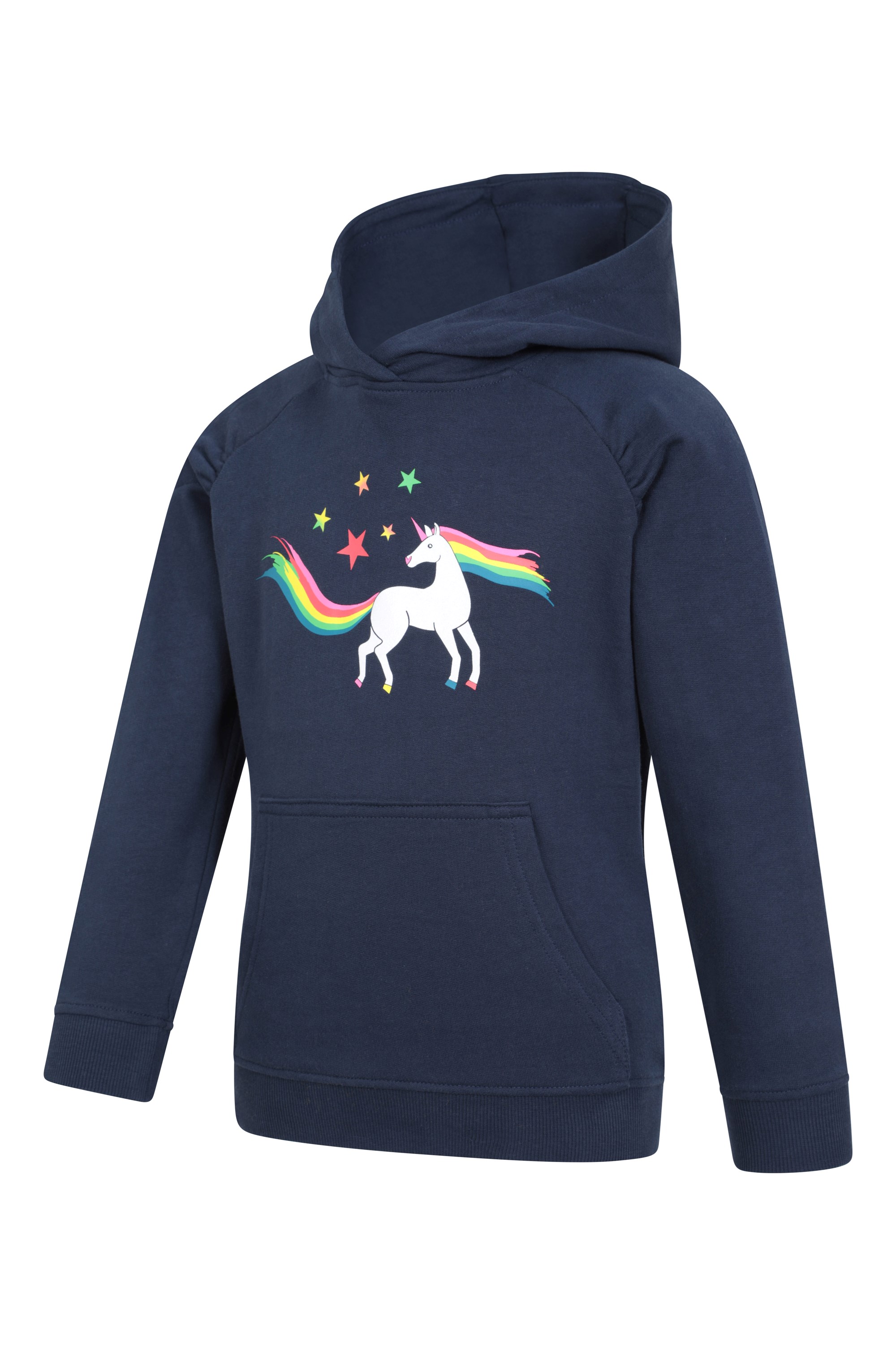 Glitter Rainbow Unicorn Kids Hoodie Mountain Warehouse GB