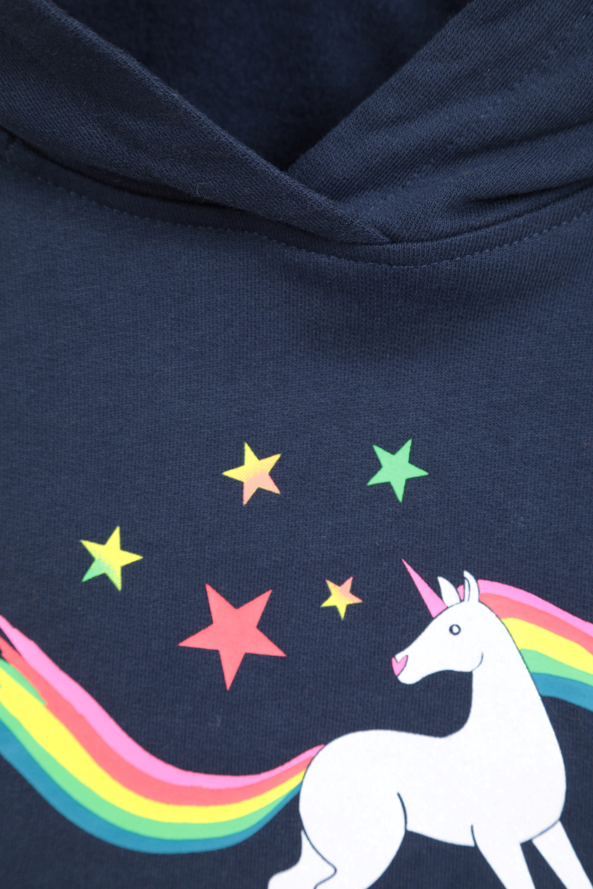 Glitter Rainbow Unicorn Kids Hoodie