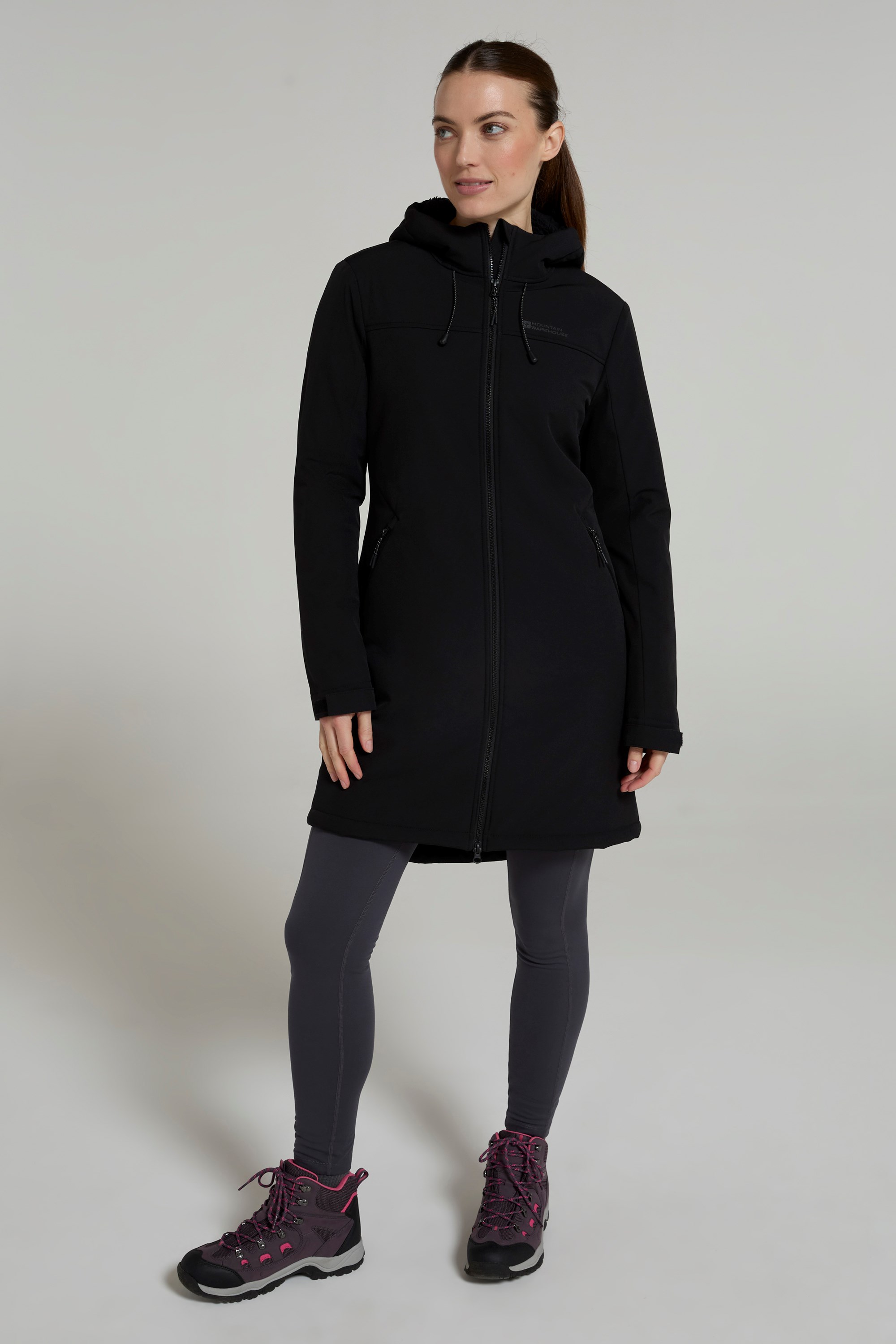 Longline softshell jacket shop
