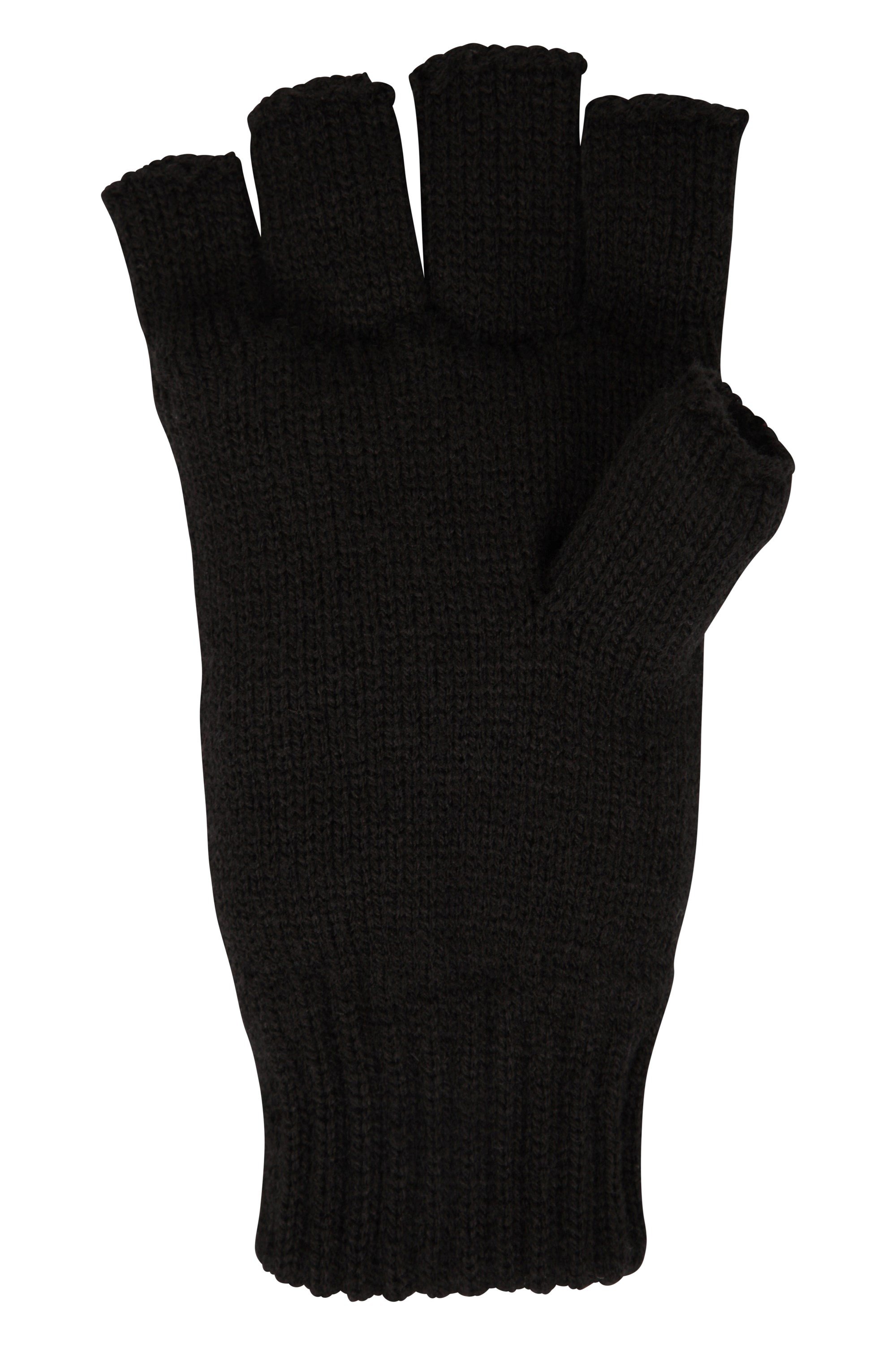 IsoTherm Fur Lined Fingerless Knitted Gloves