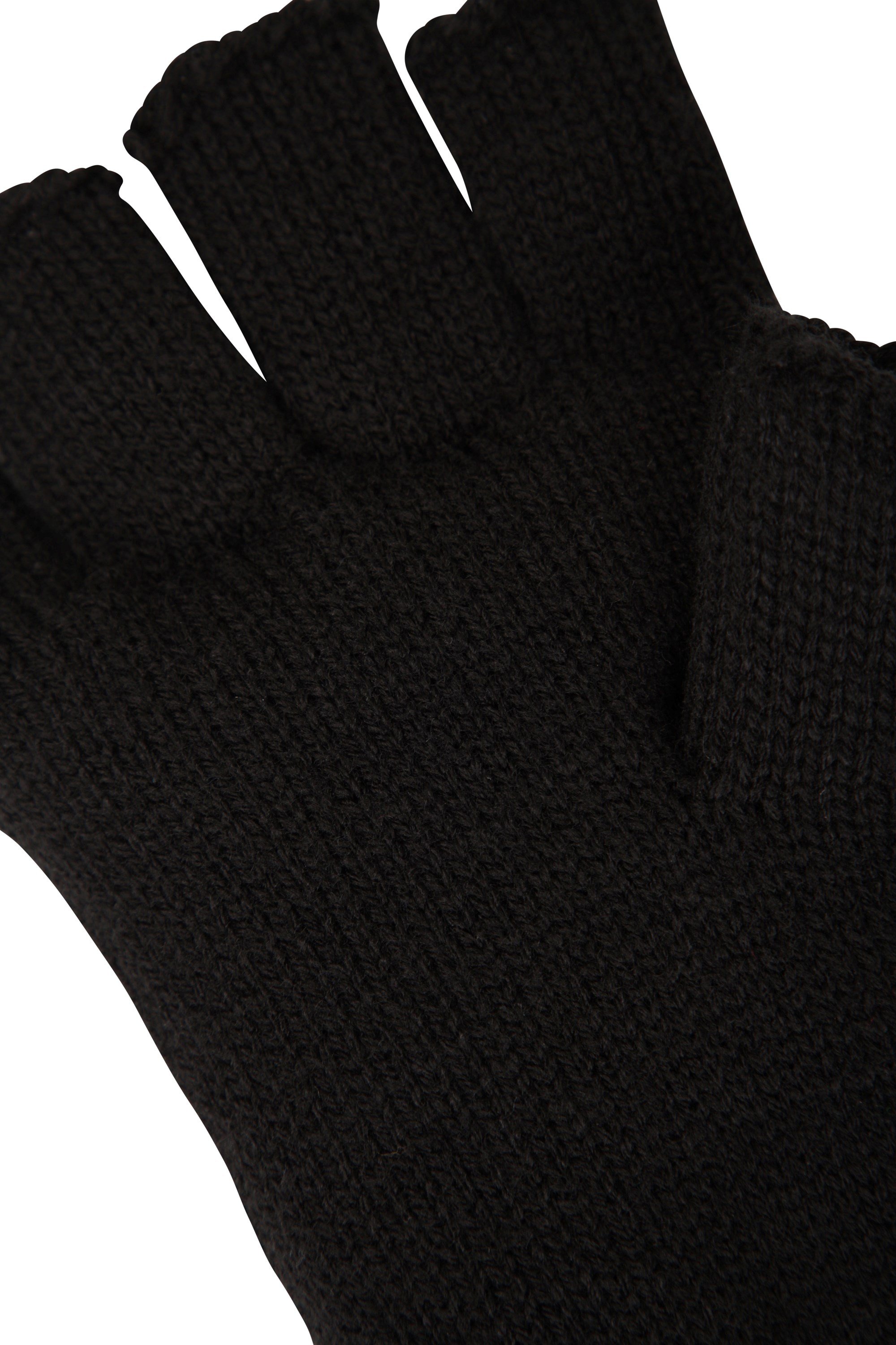 IsoTherm Fur Lined Fingerless Knitted Gloves