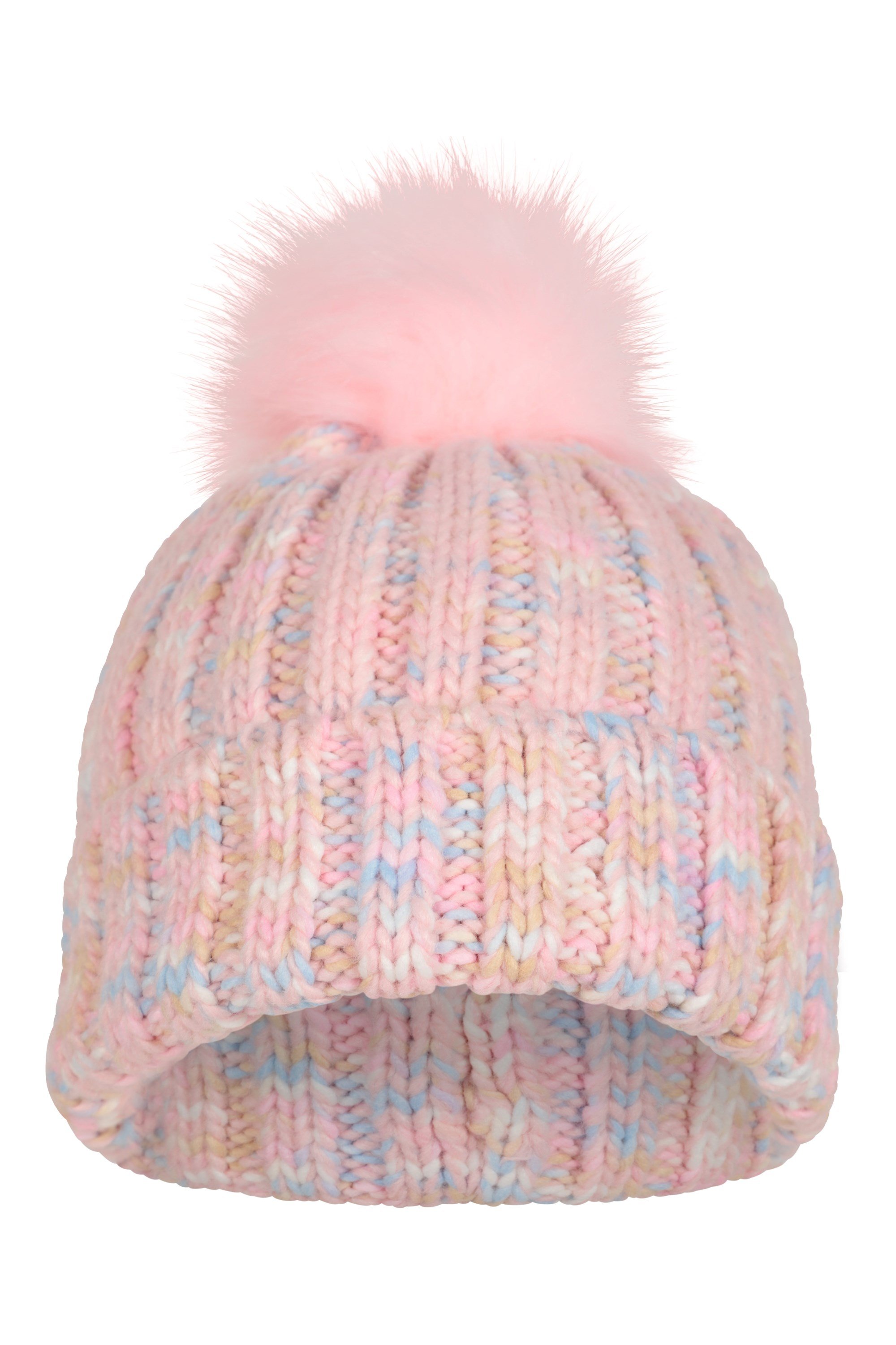 Geneva Kids Sherpa Lined Pom Beanie