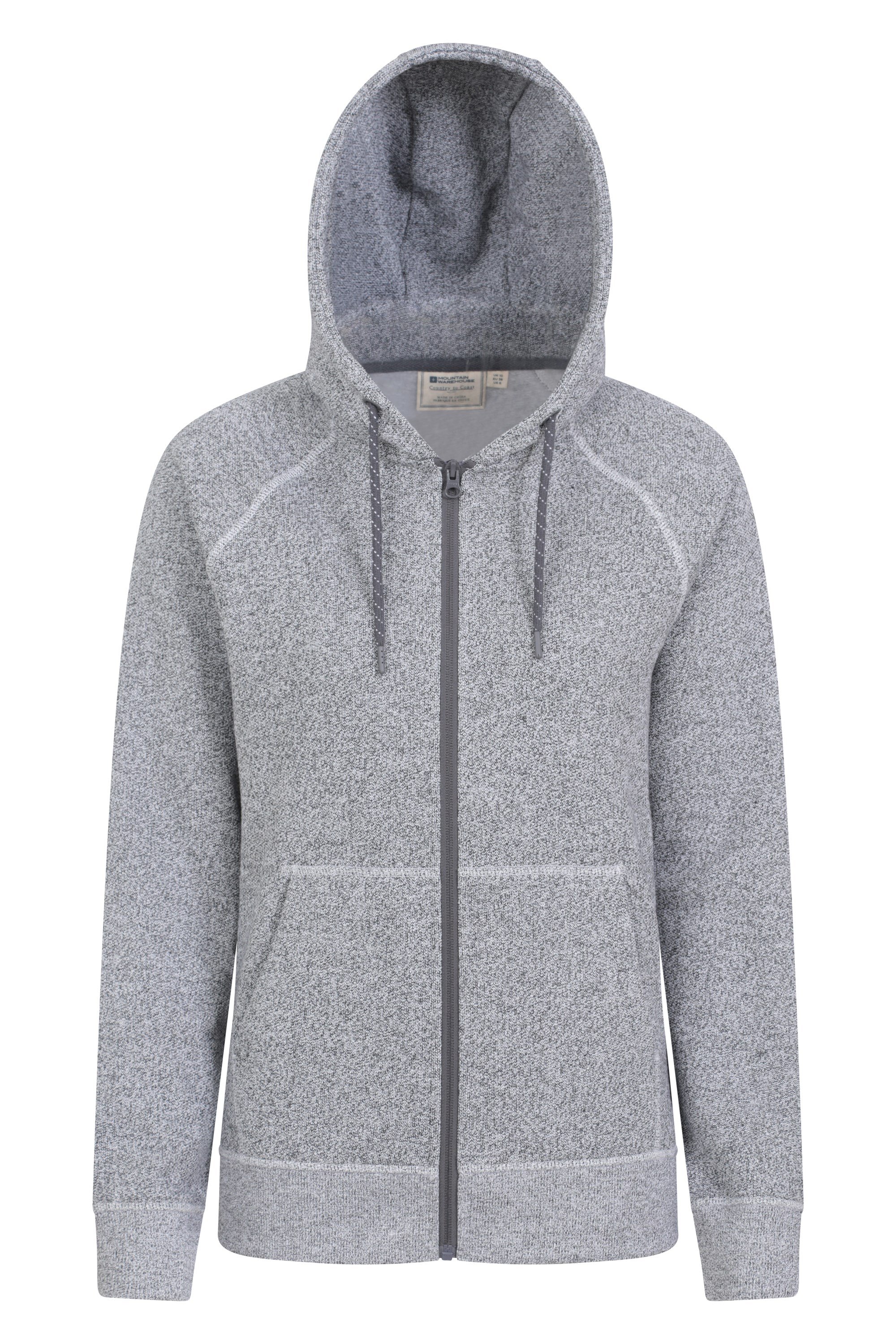 Mountain Warehouse Auckland Womens Full Zip Hoodie Grey Size 12