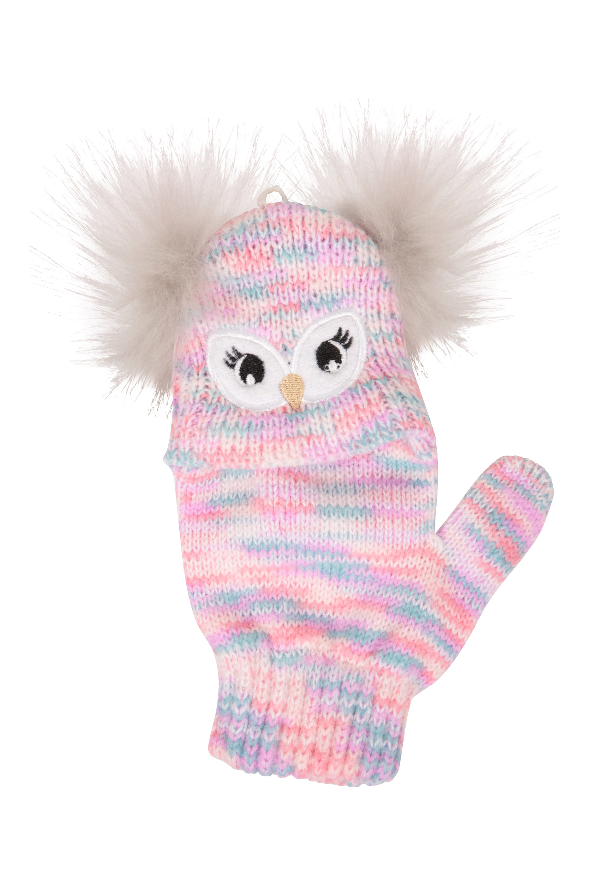 Owl Kids Knitted Gloves