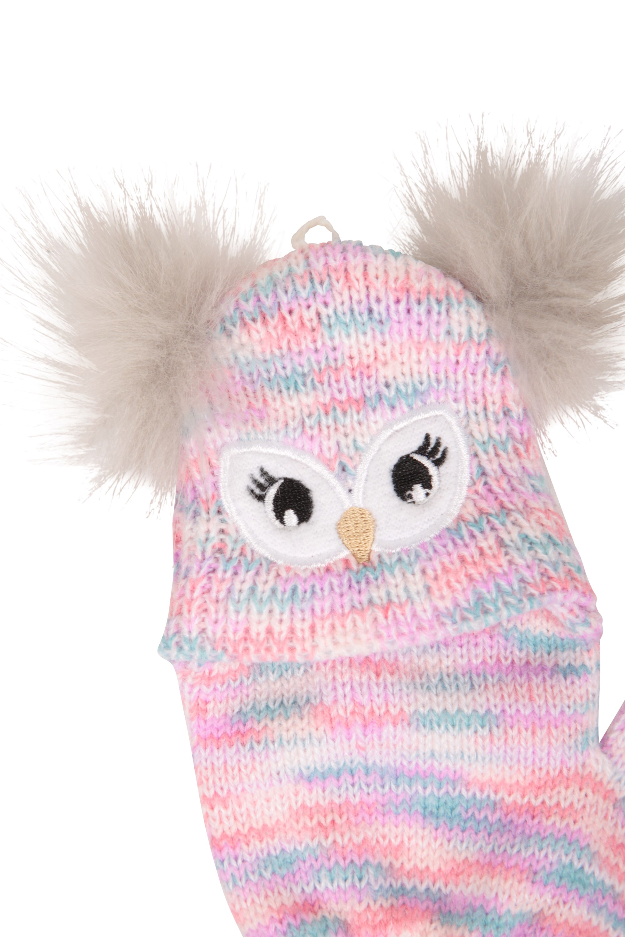 Owl Kids Knitted Gloves