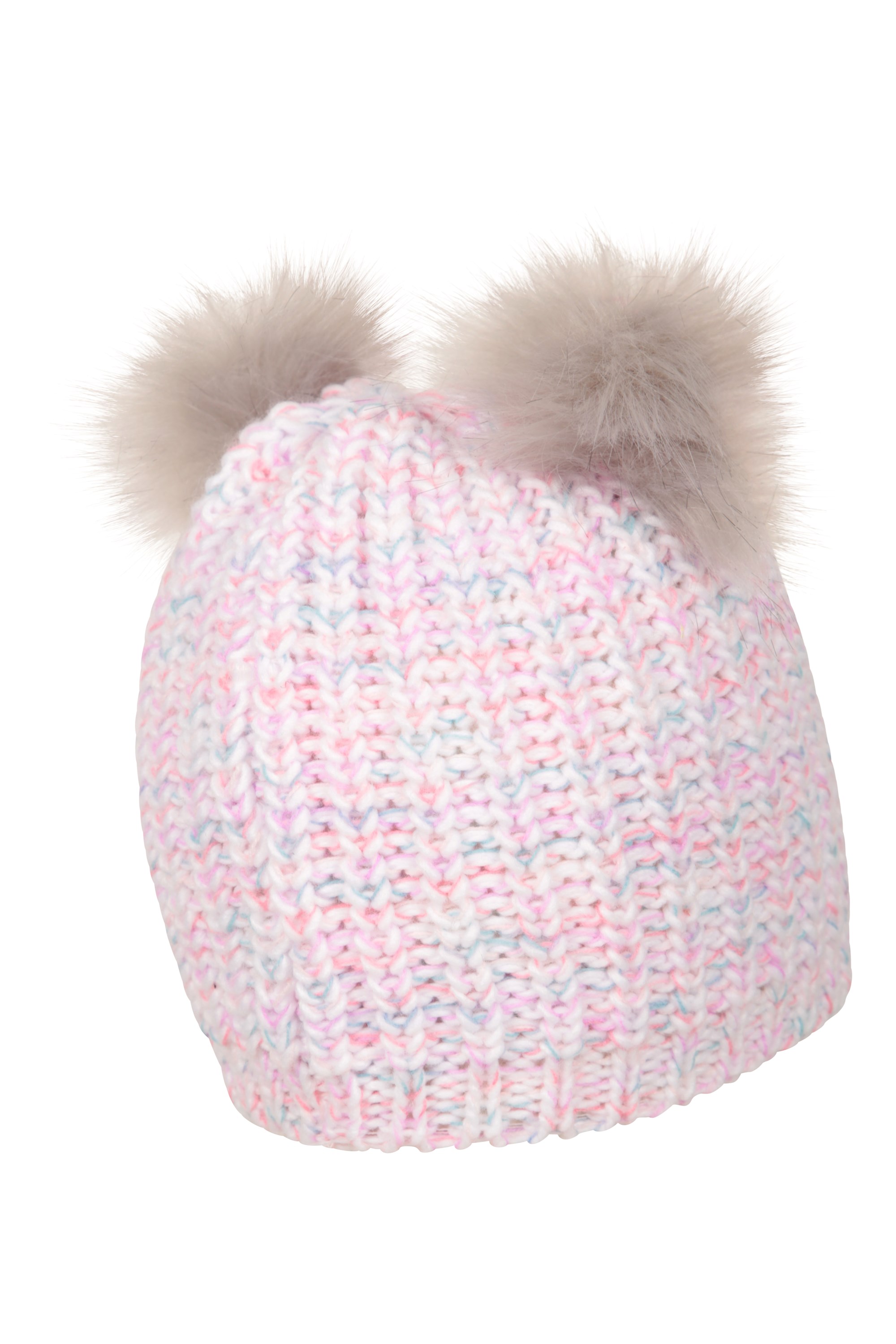 Owl Kids Double Pom-Pom Beanie