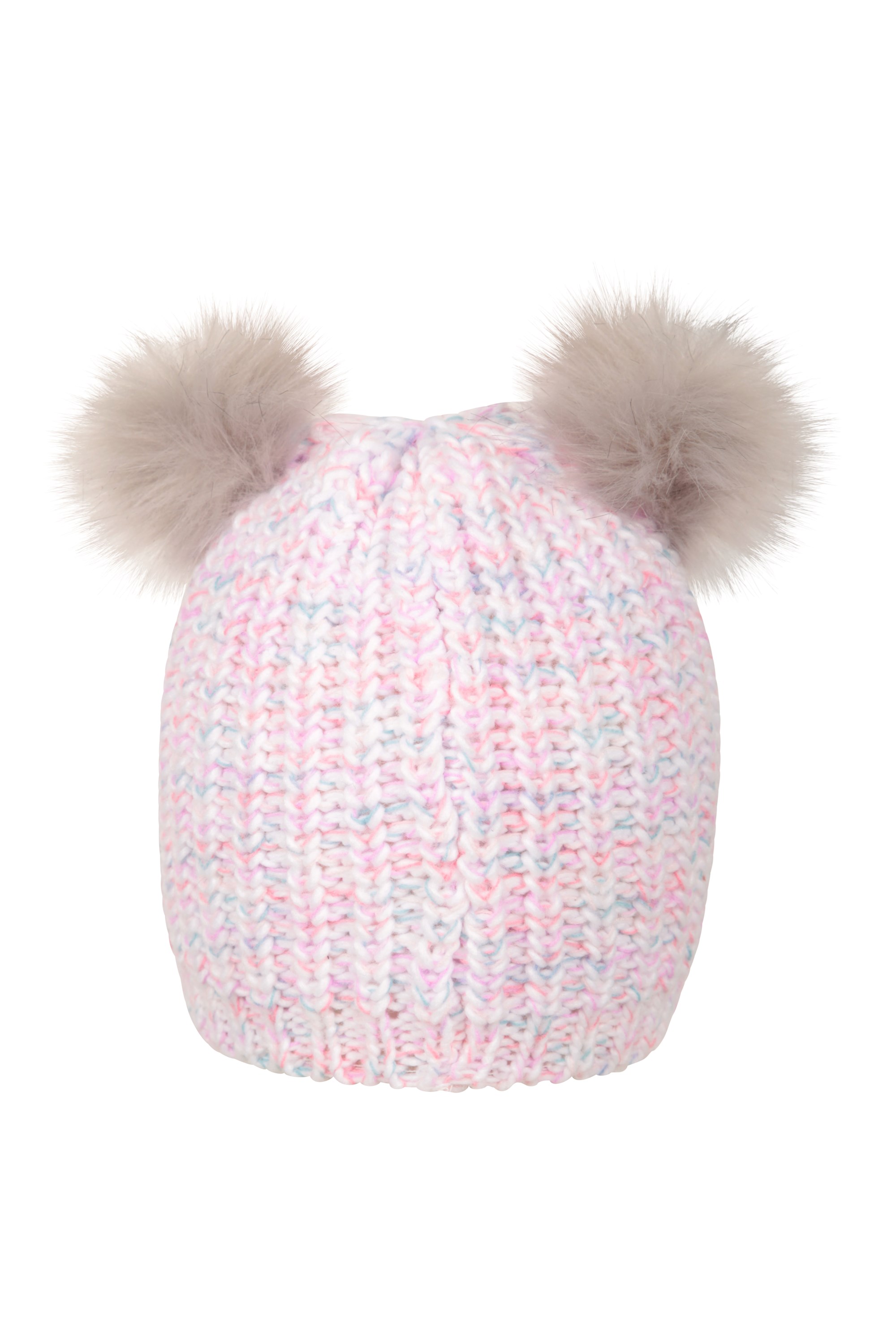 Owl Kids Double Pom-Pom Beanie