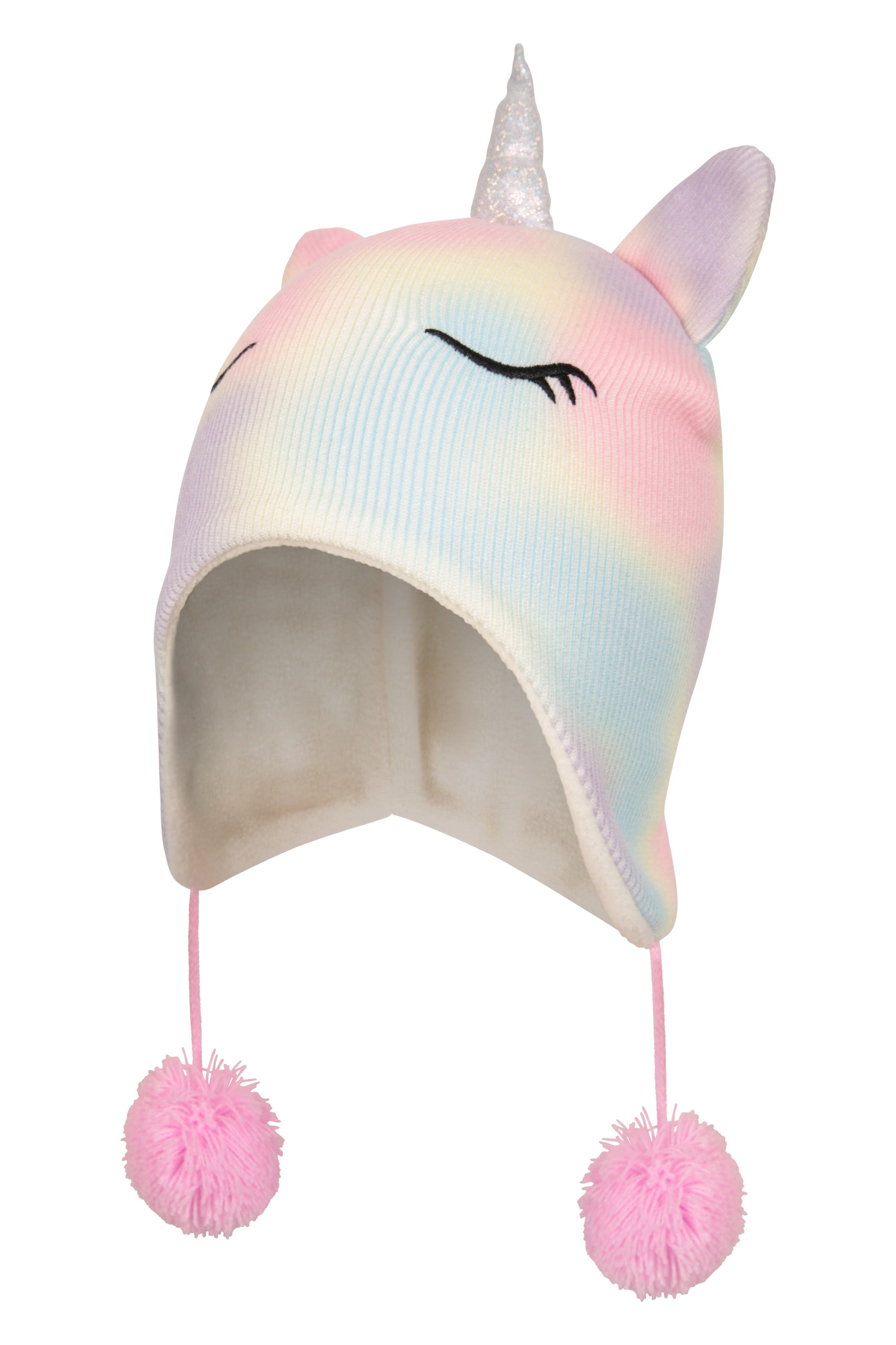 Rainbow Unicorn Kids Trapper Hat