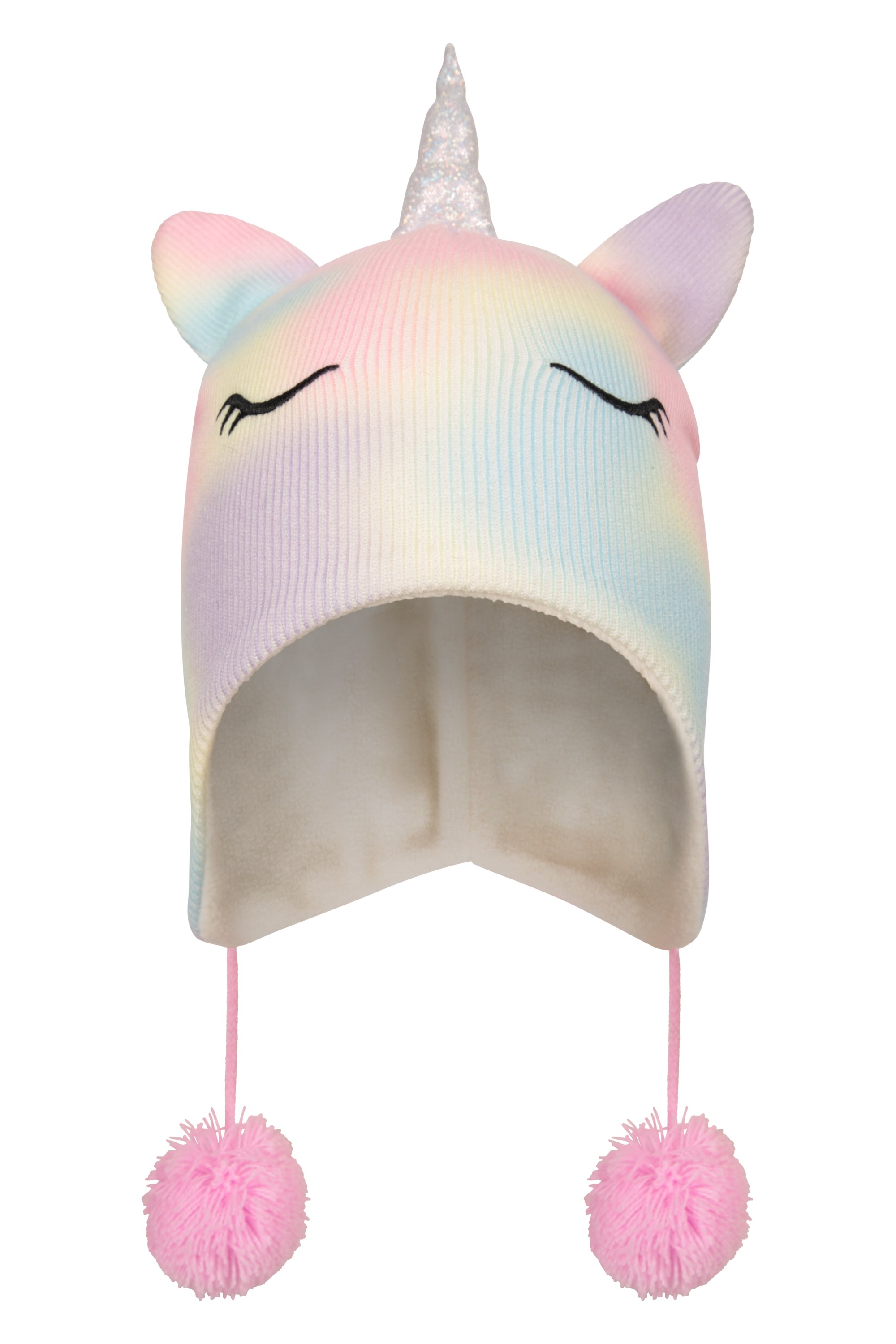 Rainbow Unicorn Kids Trapper Hat