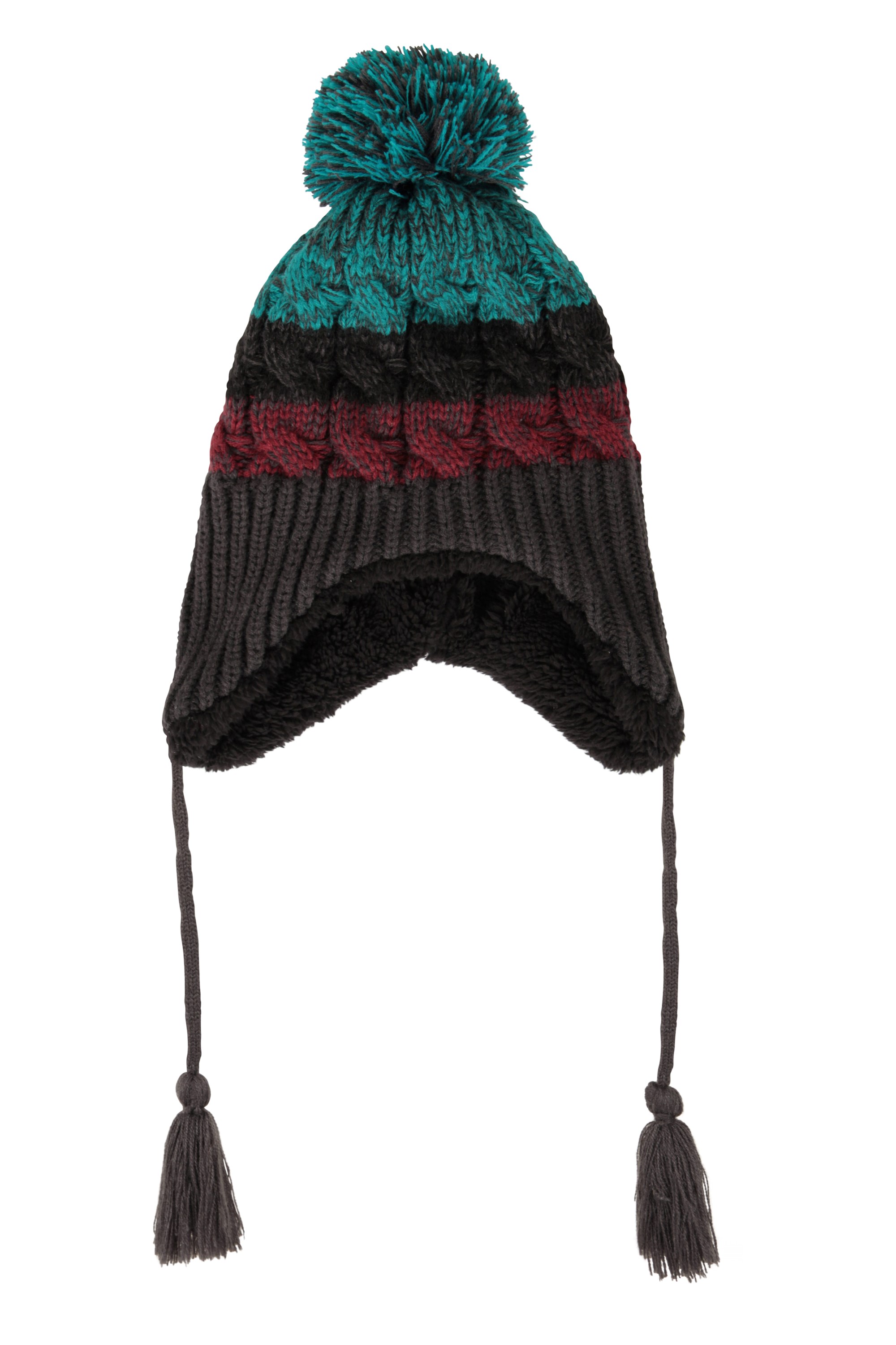 Mens Sherpa Lined Trapper Hat