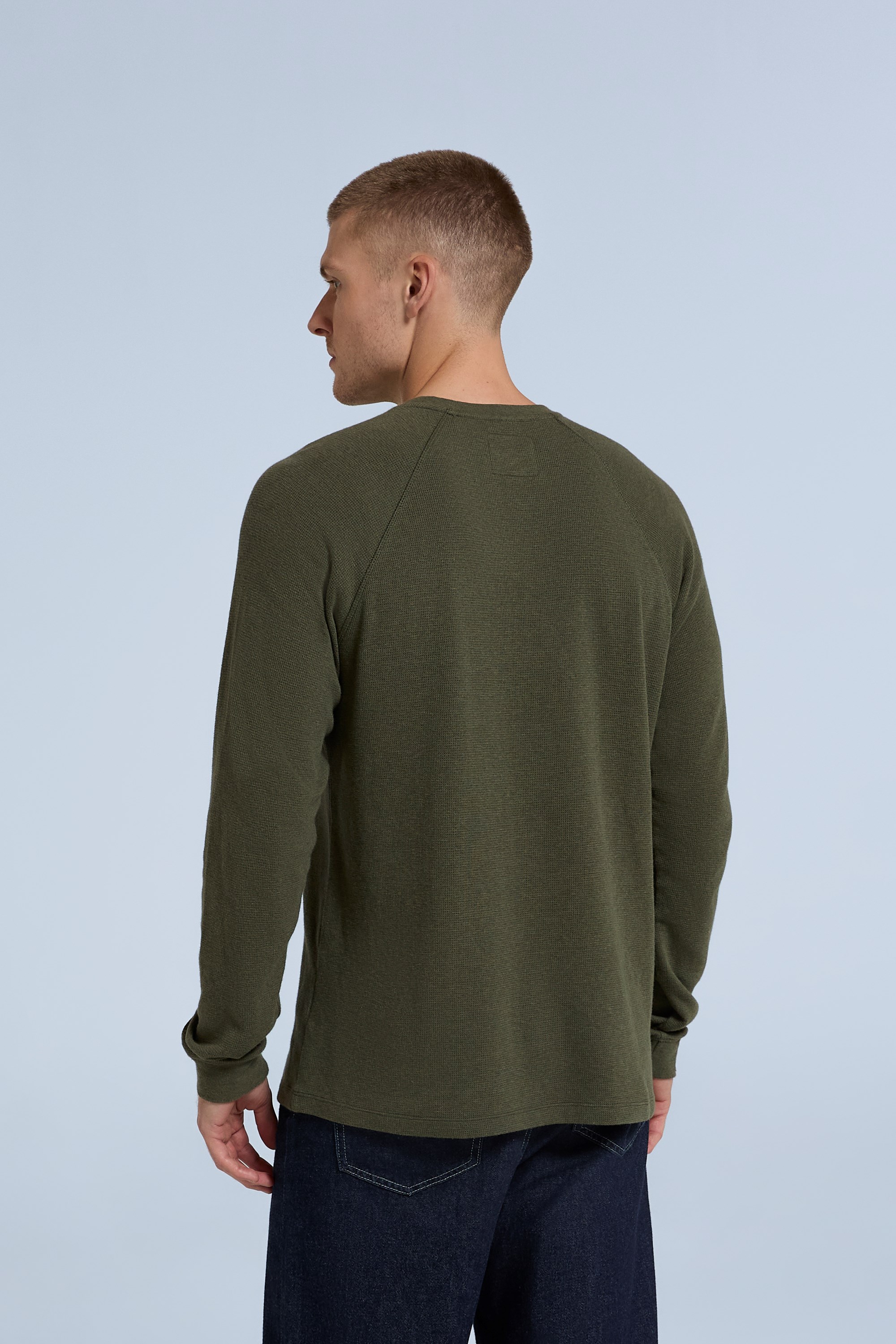 Jude Mens Waffle Long Sleeve T-Shirt | Mountain Warehouse GB