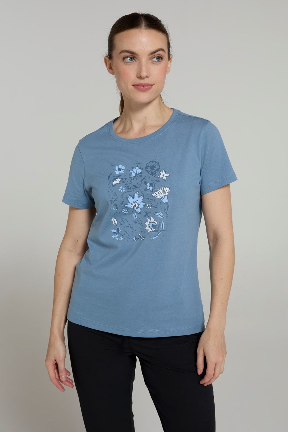 Mountain Warehouse Printed Paisley Floral Women's T-Shirt Casual Tee - Picture 15 of 48