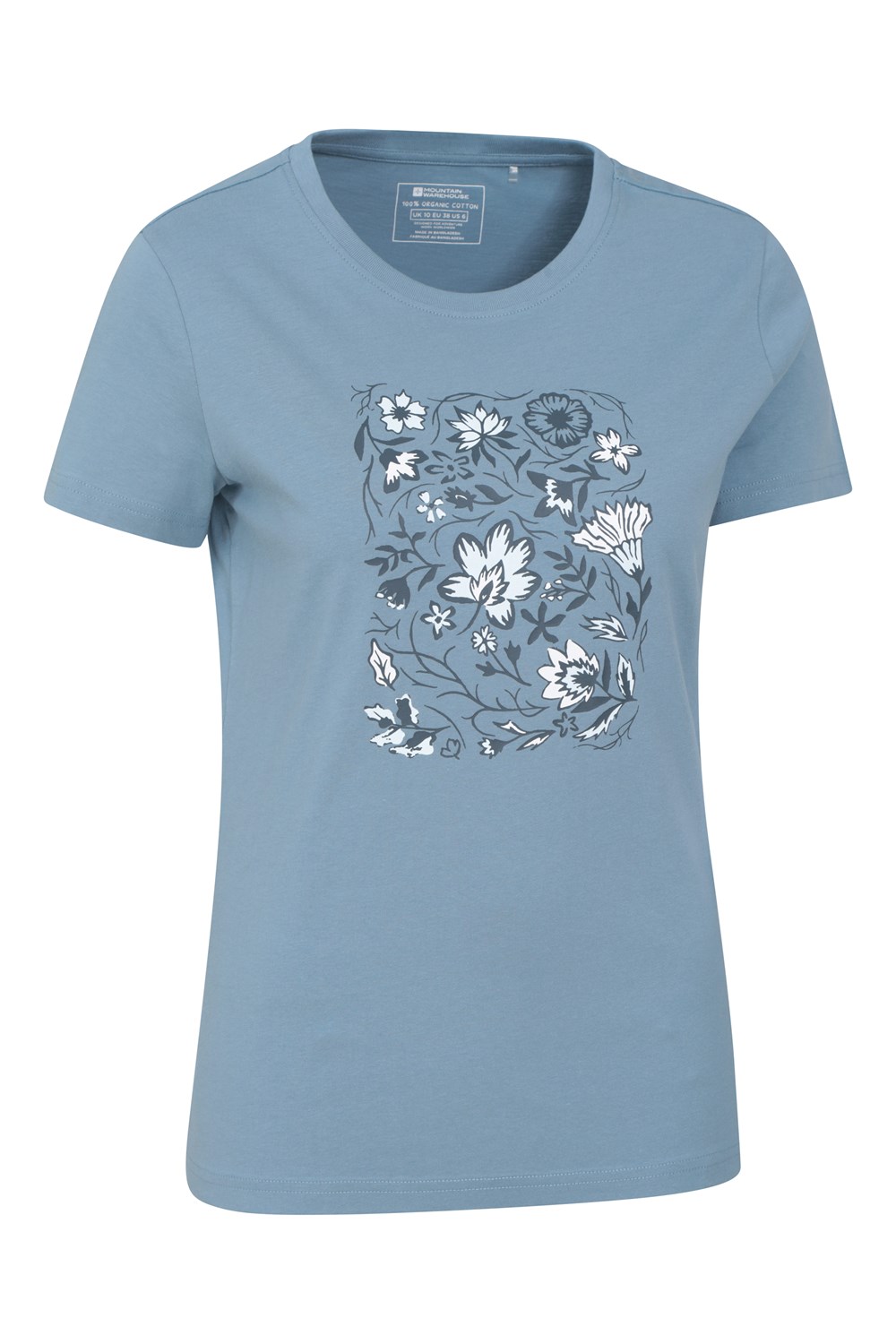 Mountain Warehouse Printed Paisley Floral Women's T-Shirt Casual Tee - Picture 19 of 48