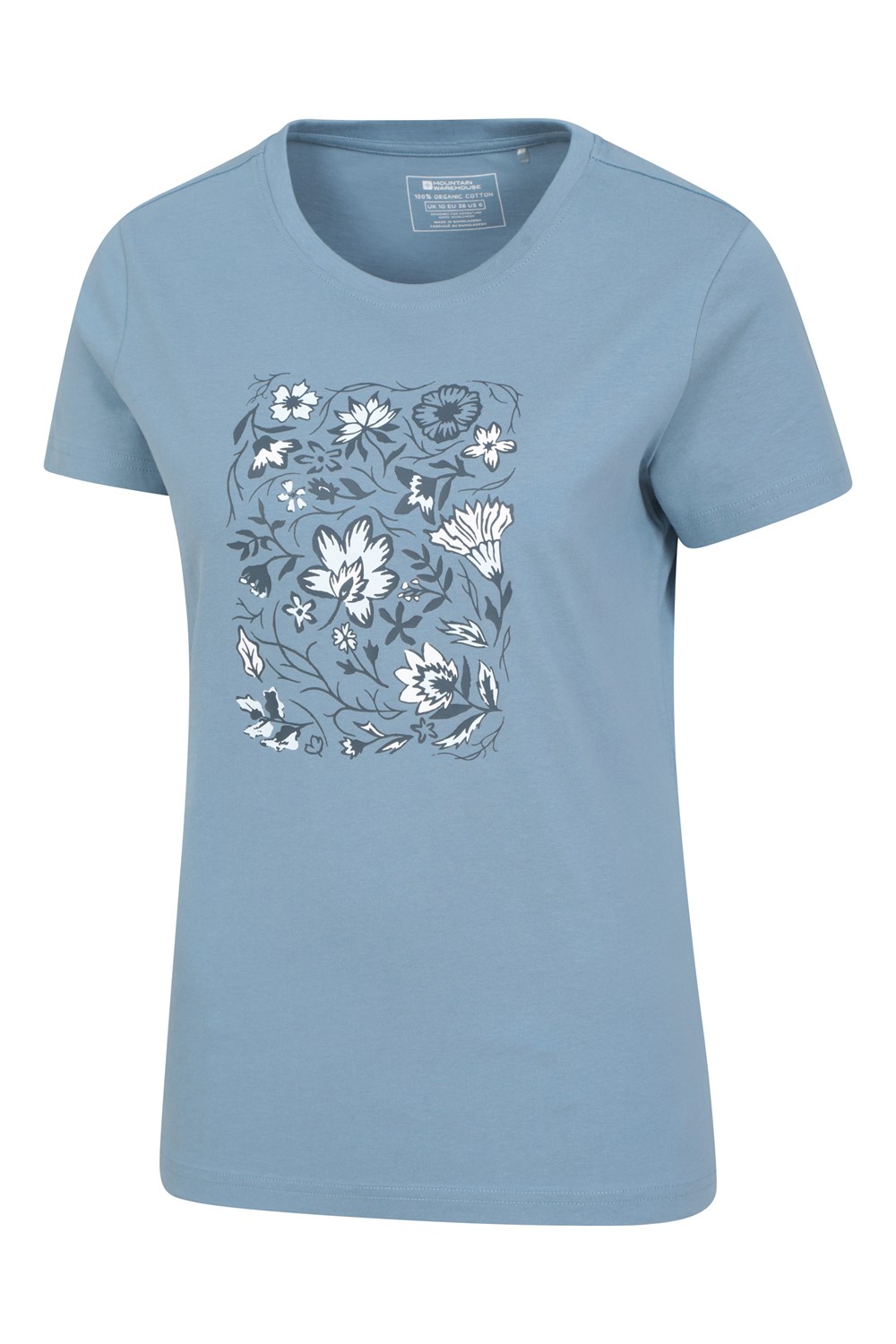 Mountain Warehouse Printed Paisley Floral Women's T-Shirt Casual Tee - Picture 21 of 48