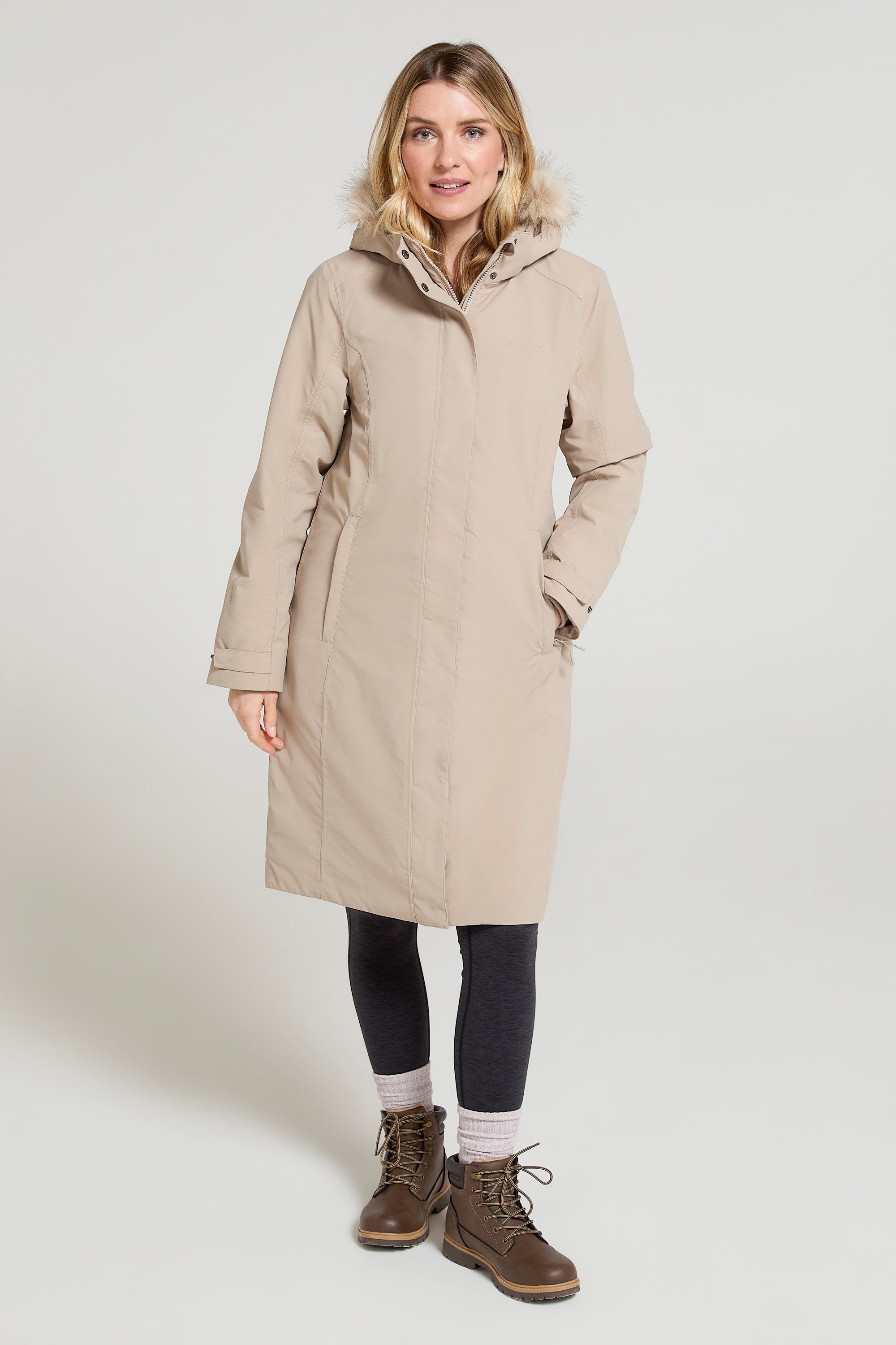 Meadow Womens Borg Lined Waterproof Padded Jacket