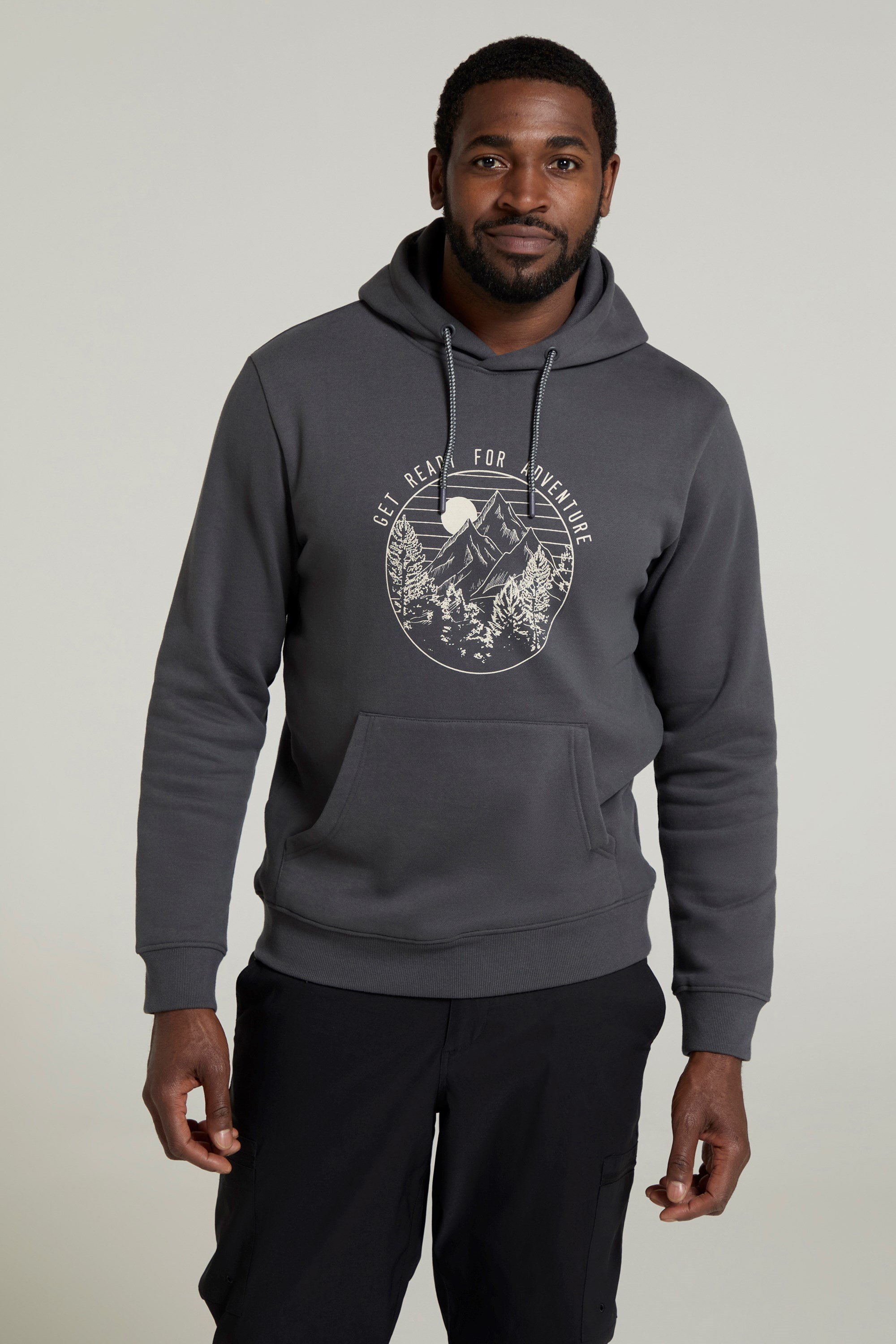 Mens polyester hoodie on sale