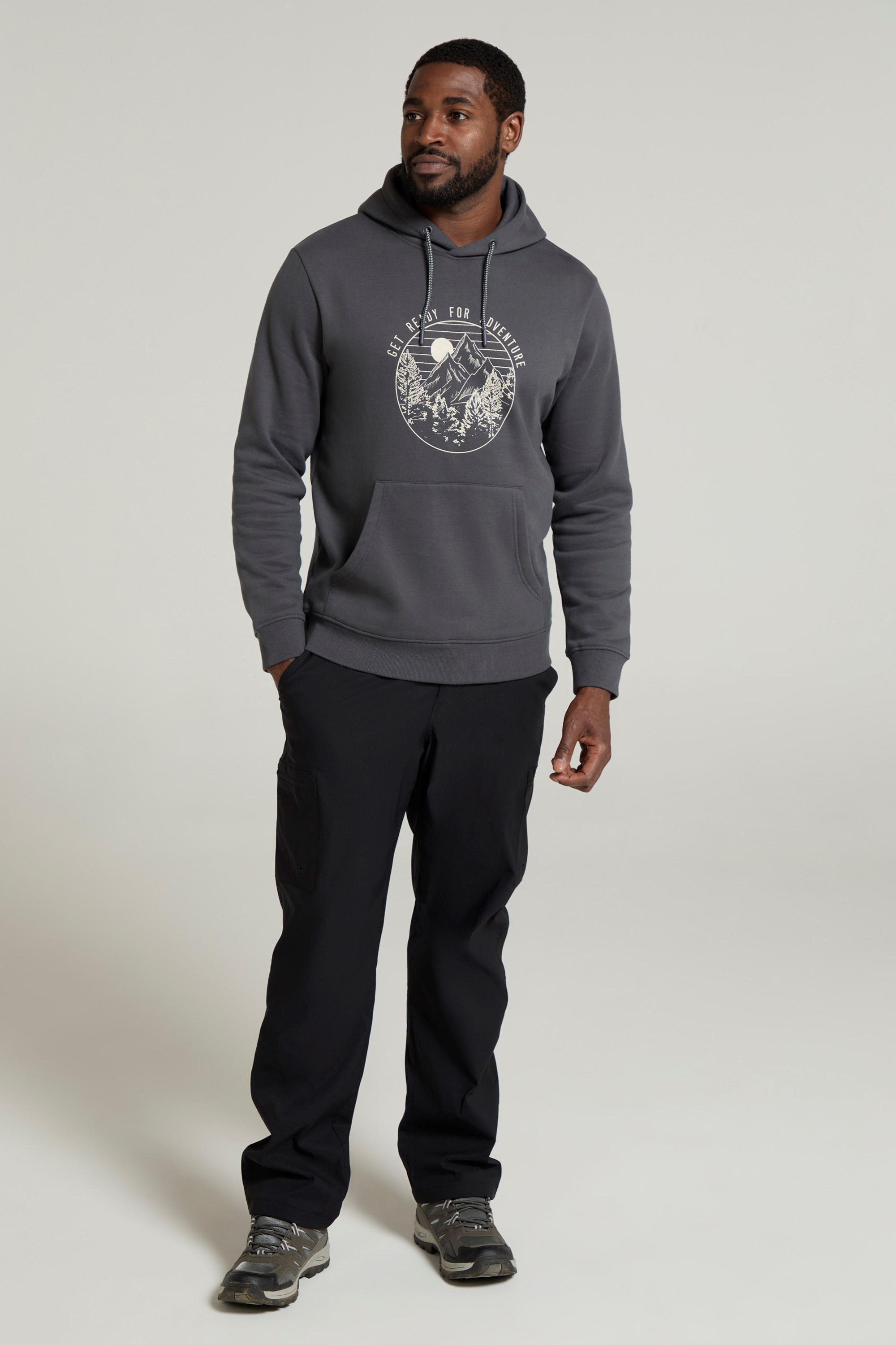 Get Ready For Adventure Mens Hoodie