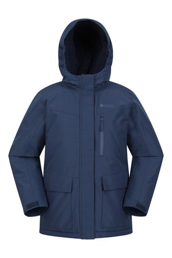 Noah Kids Borg Lined Waterproof Jacket Navy