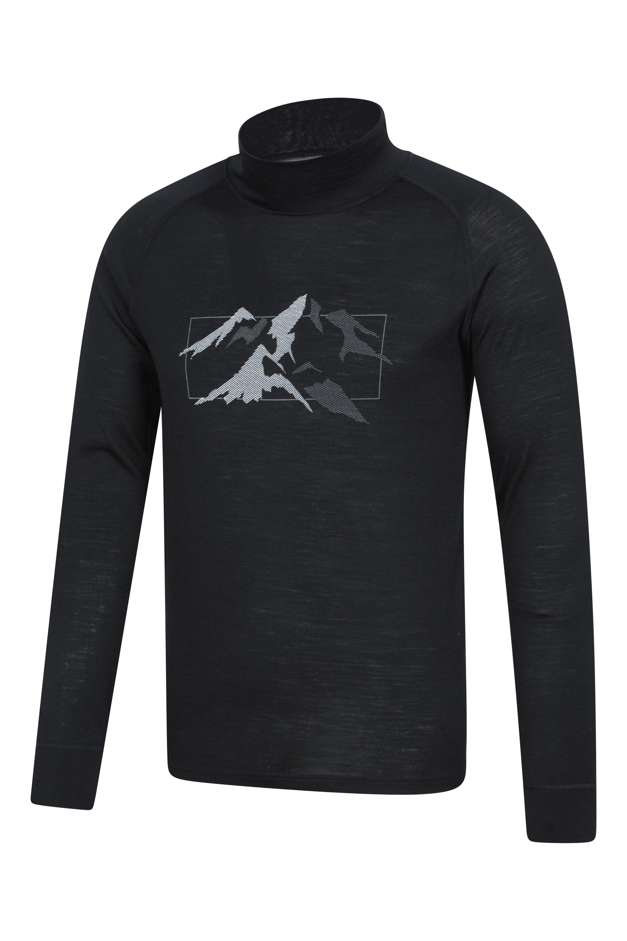 Quest Merino Printed Long Sleeve Thermal T-Shirt