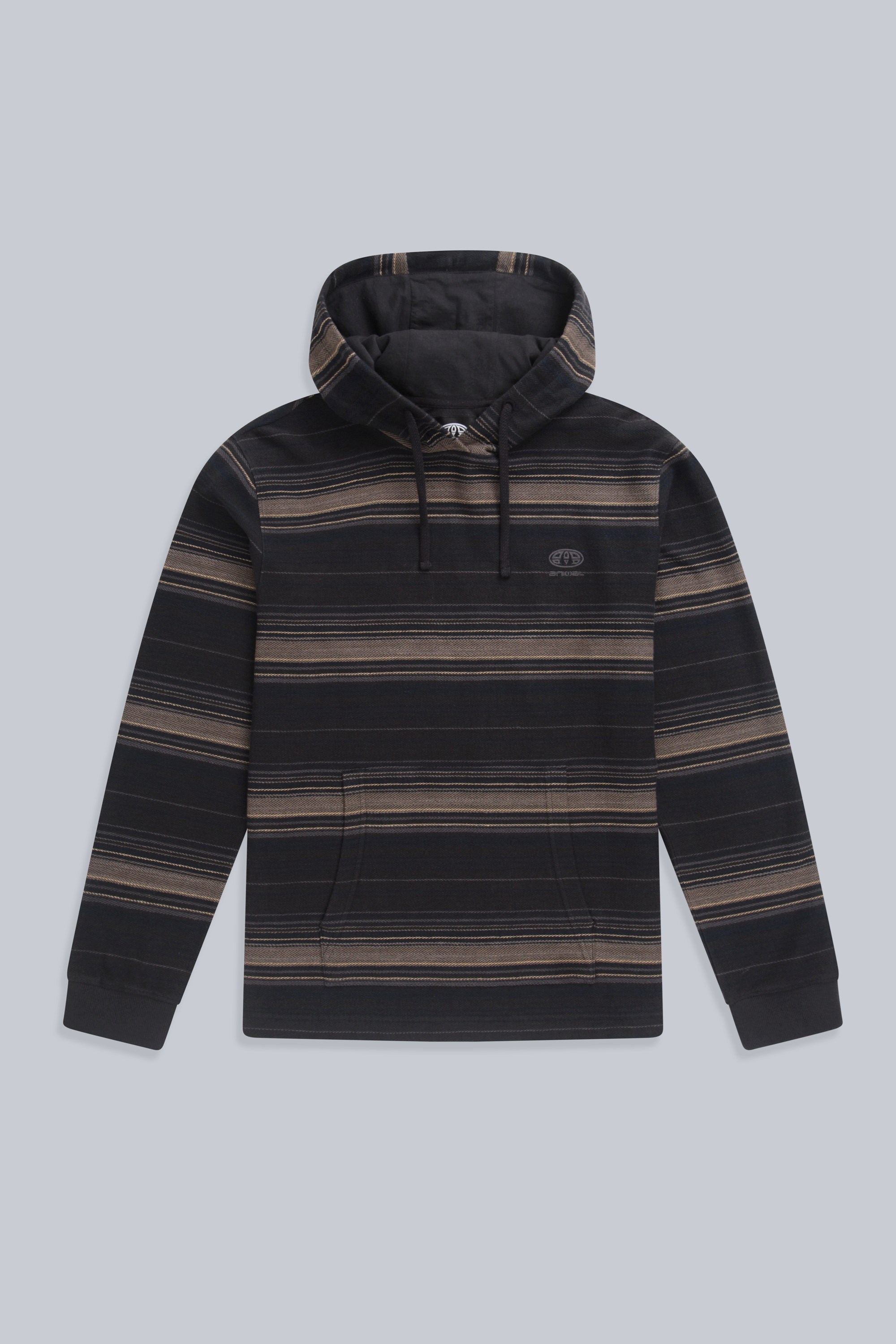 Striped beach hoodie on sale