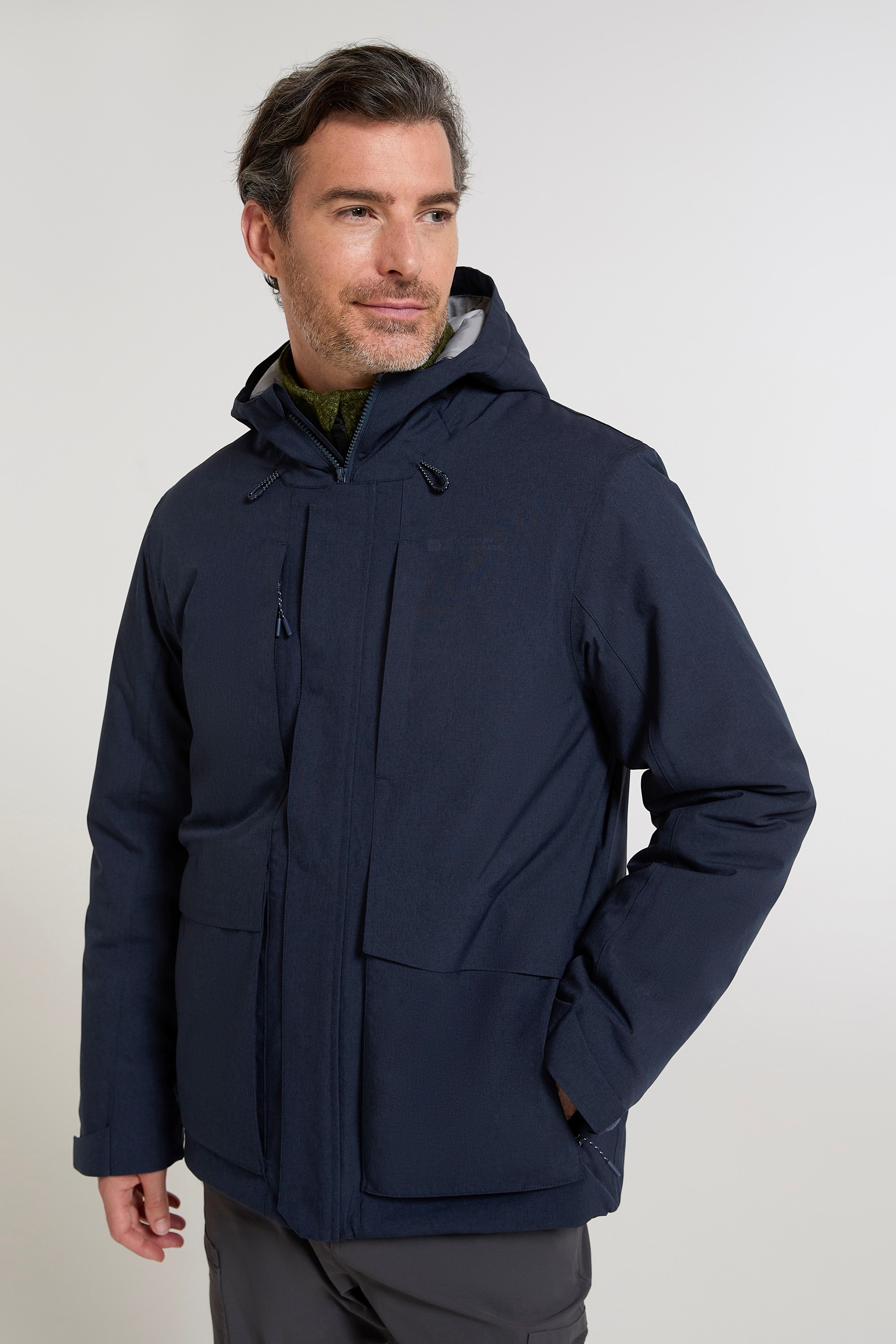 Coastline Mens Sherpa Waterproof Jacket | Mountain Warehouse US
