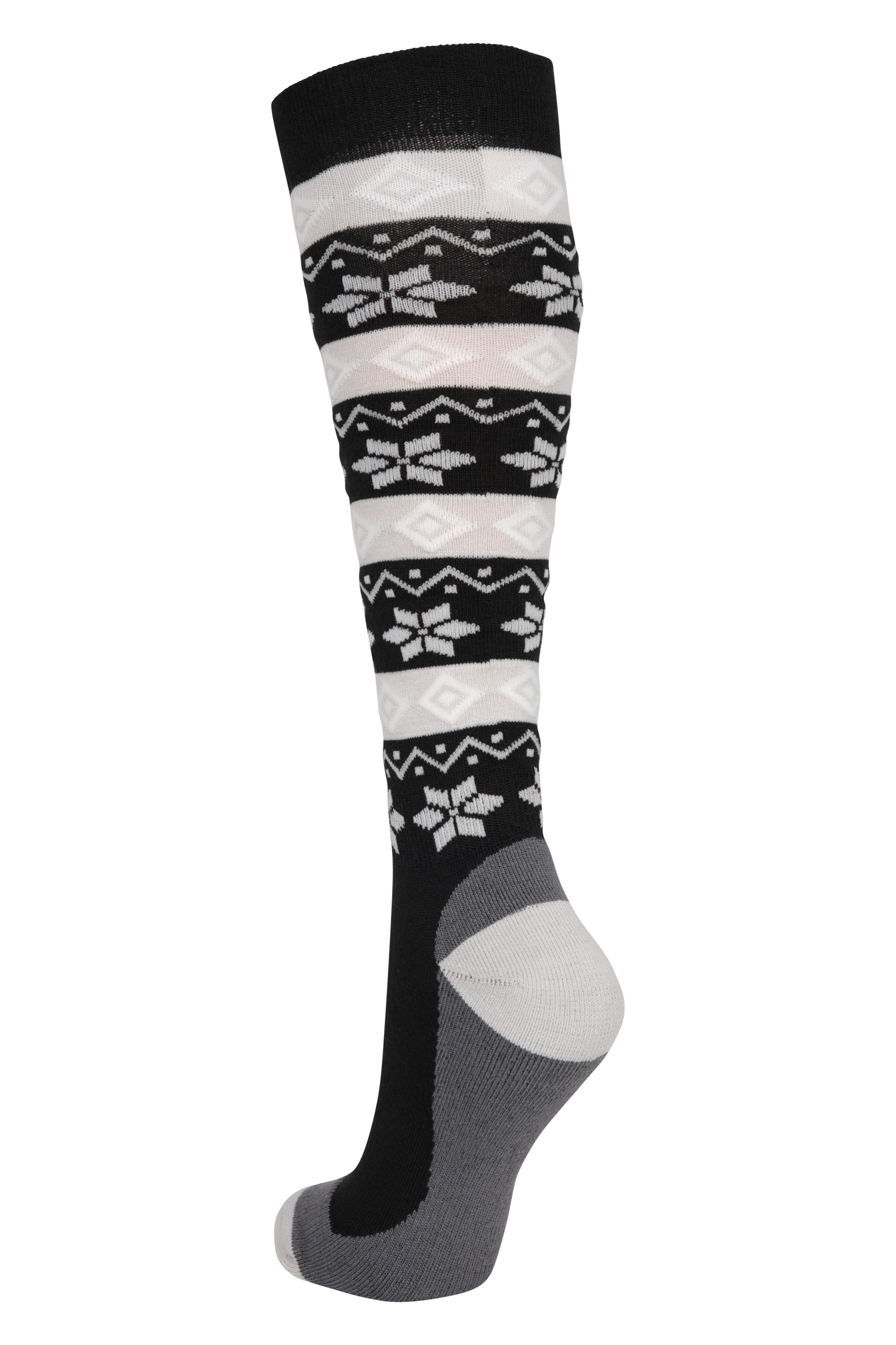 IsoCool Womens Patterned Knee-Length Ski Sock