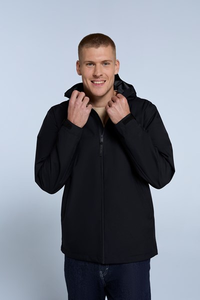Elements Mens Waterproof Jacket - Charcoal