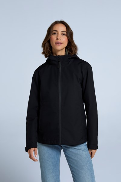 Elements Womens Waterproof Jacket - Charcoal