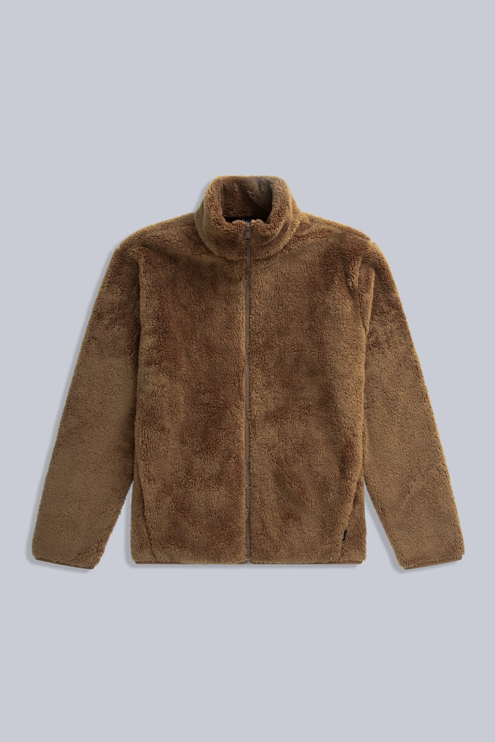 Chaqueta polar de peluche animal para hombre caballero cálida cremallera completa ropa exterior capa intermedia suave - Imagen 23 de 47