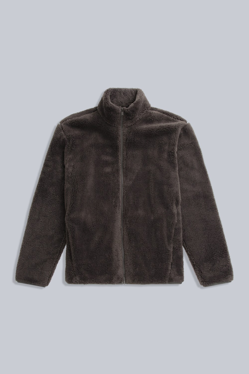 Chaqueta polar de peluche animal para hombre caballero cálida cremallera completa ropa exterior capa intermedia suave - Imagen 33 de 47