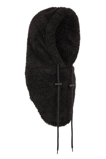 Sherpa Womens Adjustable Hooded Balaclava Black
