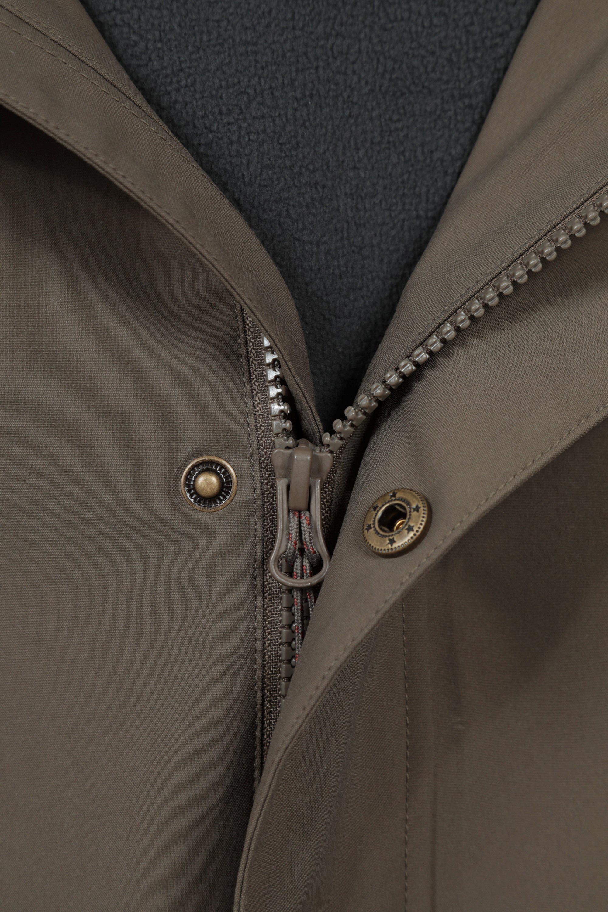 Foxtail Mens Waterproof Long Fleece Lined Jacket