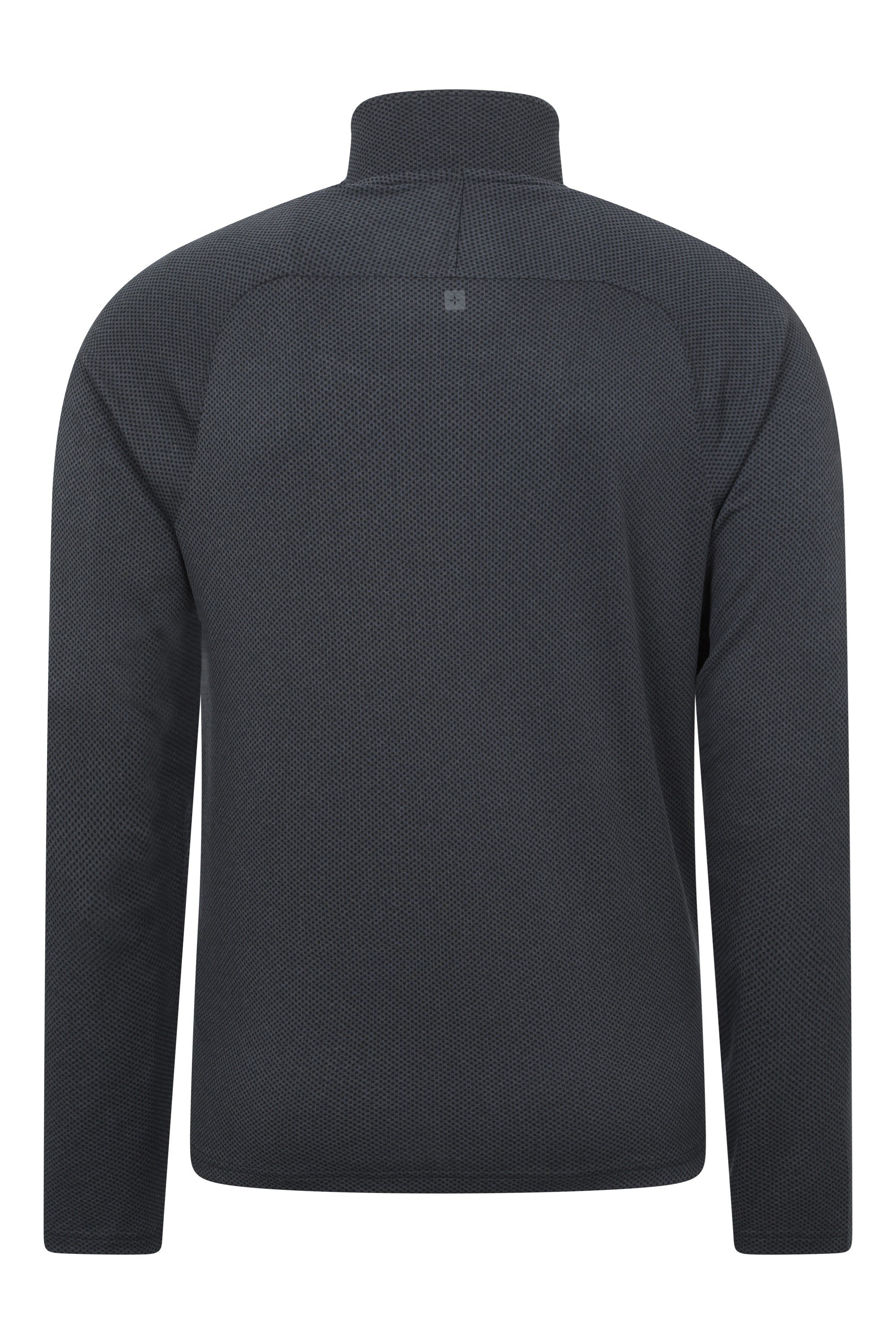Top Spin Mens Textured Half-Zip Midlayer
