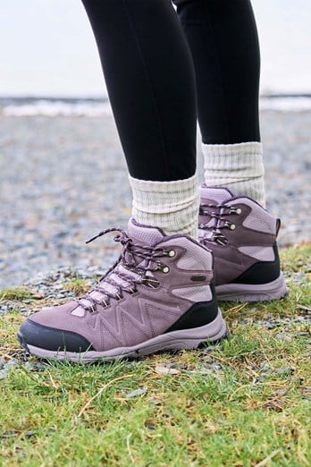 Ortler Womens Waterproof Hiking Boots Lilac