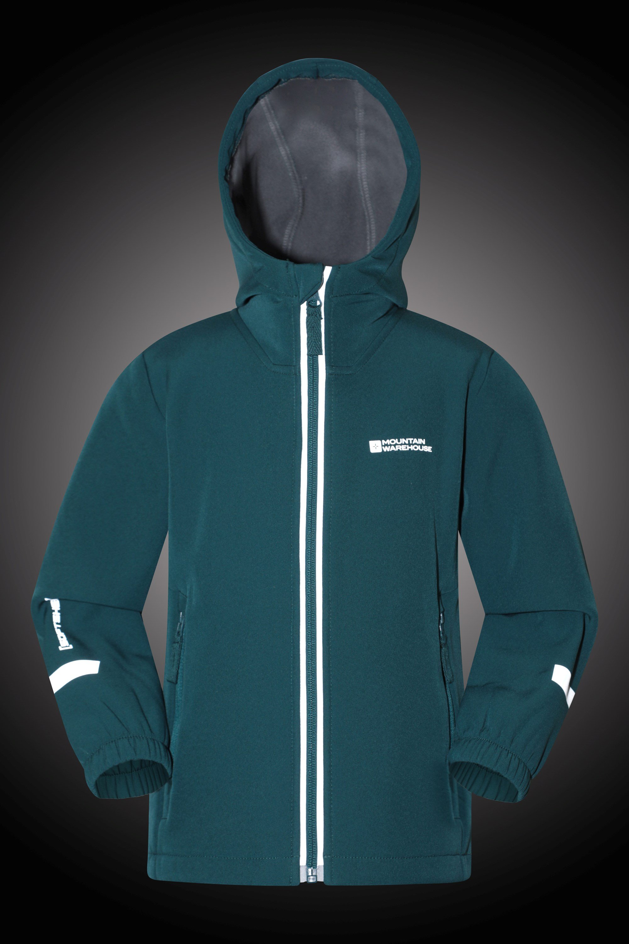 Huxley Kids Water Resistant Reflective Softshell