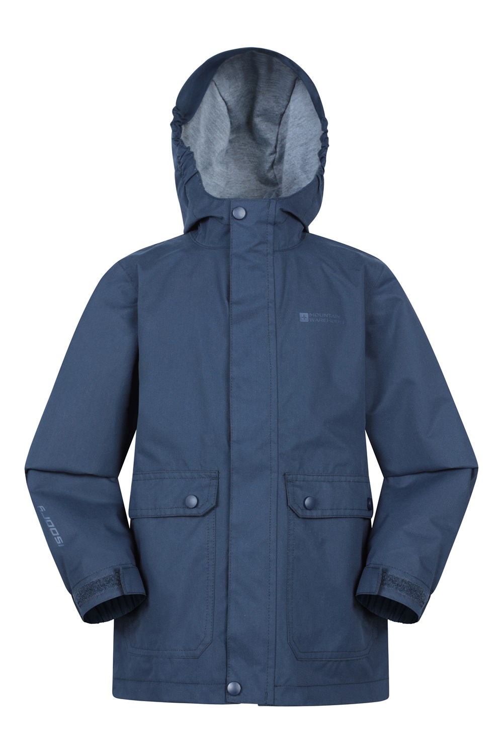Mountain Warehouse Coast Kids Jersey Lined Waterproof Jacket - Picture 9 of 19