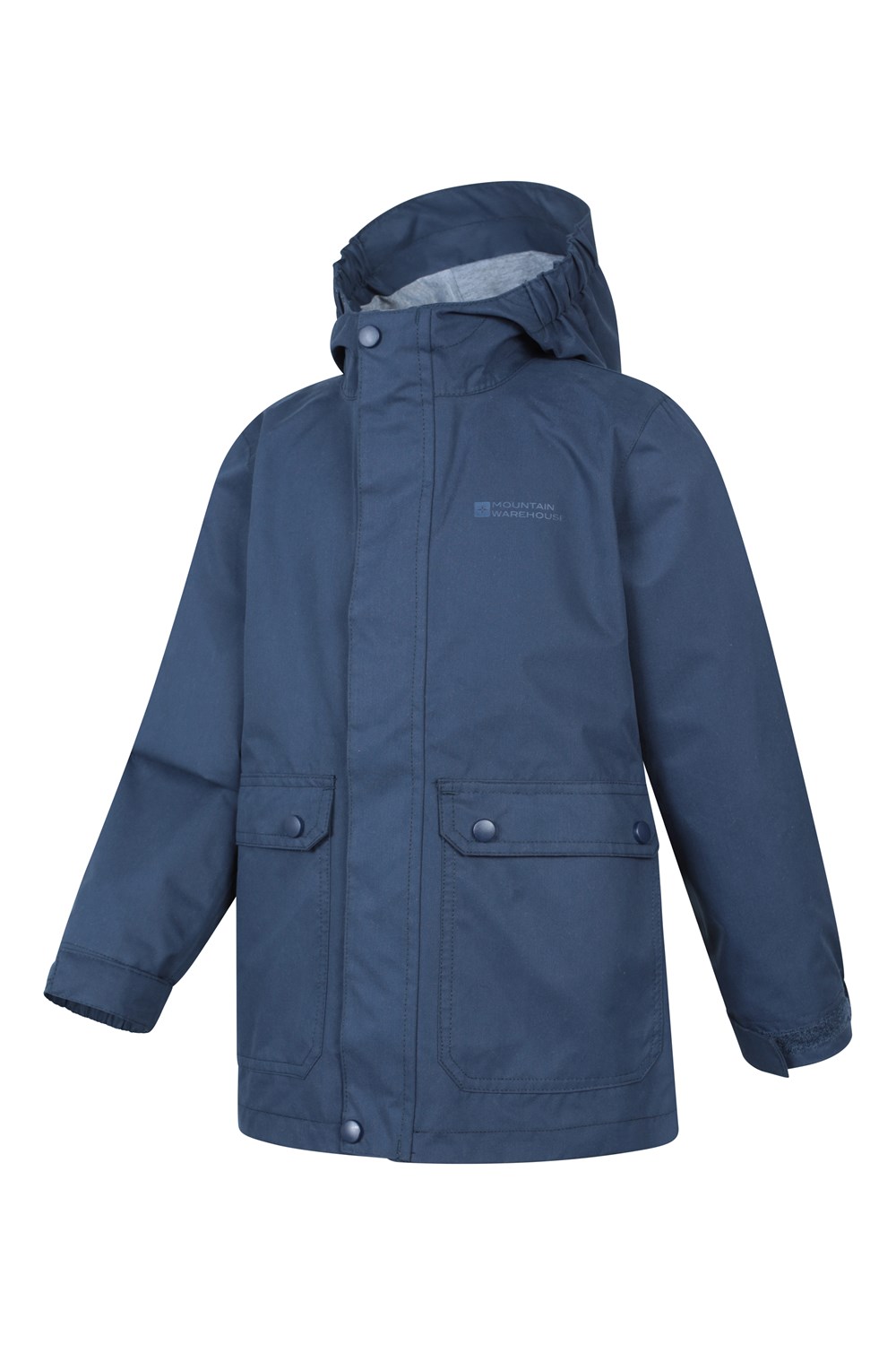 Mountain Warehouse Coast Kids Jersey Lined Waterproof Jacket - Picture 12 of 19