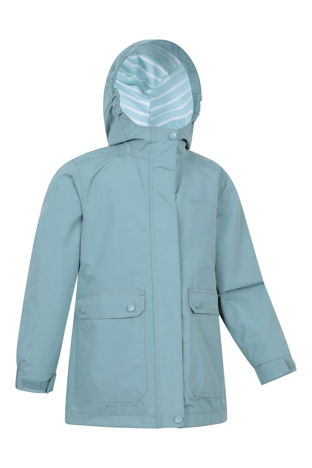 Mountain Warehouse Coast Kids Jersey Lined Waterproof Jacket - Picture 16 of 19