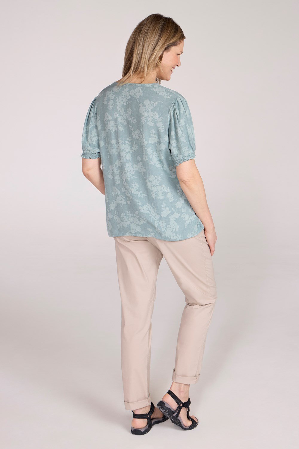 Mountain Warehouse Cannes Womens Button Through V-Neck Top Shirt - Picture 16 of 33