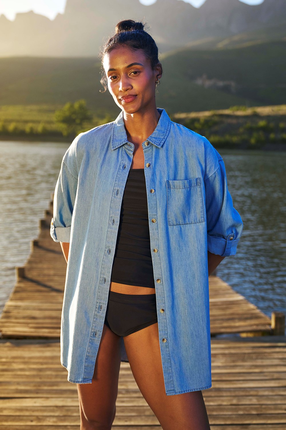 Mountain Warehouse Santiago Womens Oversized Shirt - Picture 25 of 48