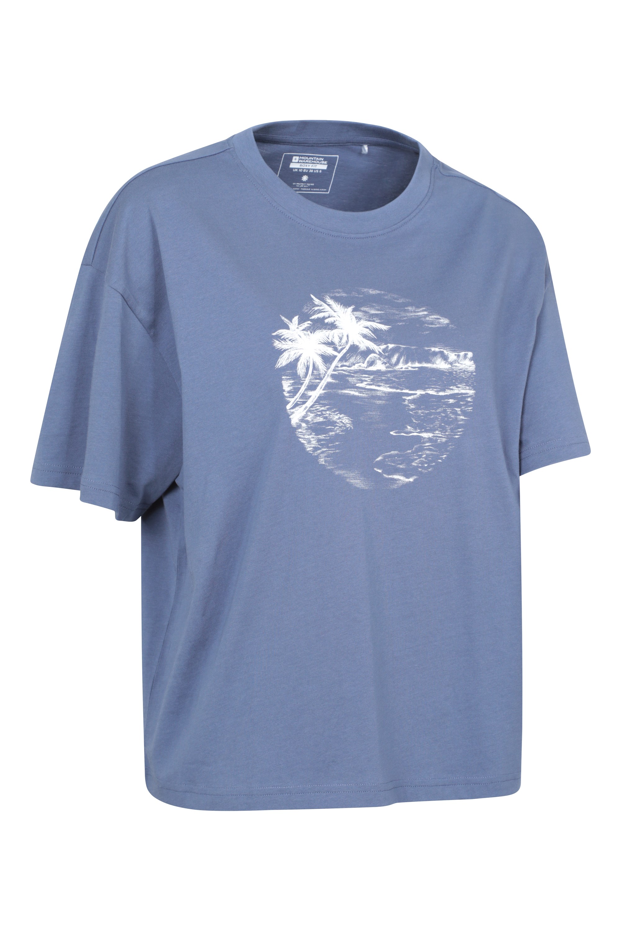 Beach Womens Boxy Fit T-Shirt | Mountain Warehouse GB