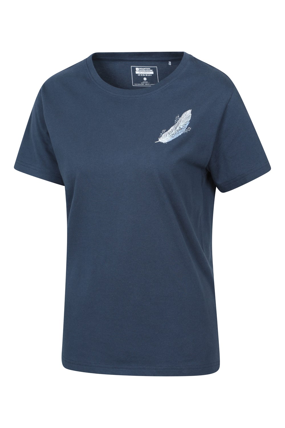 Mountain Warehouse Womens Printed Wms Feather Relaxed Fit T-Shirt - Picture 21 of 108
