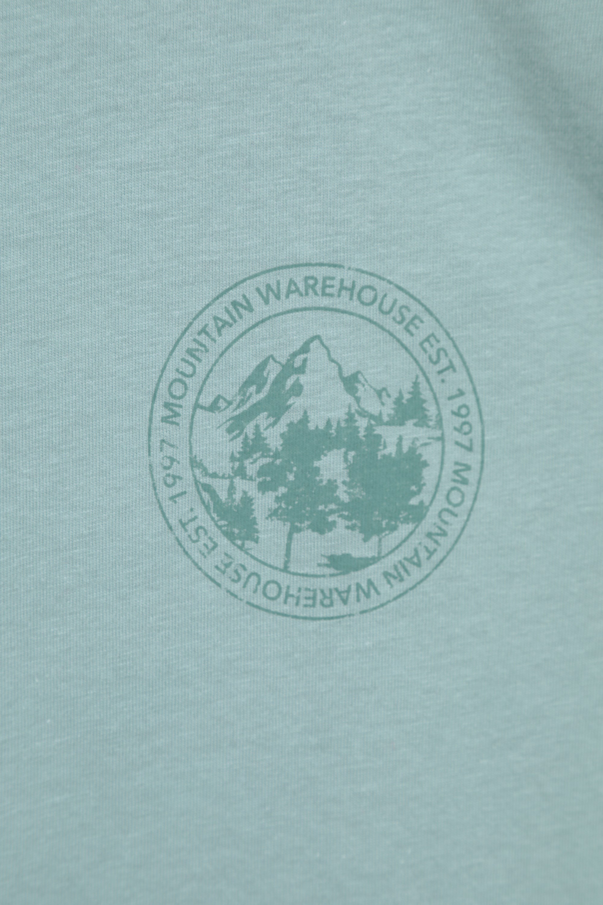 Printed Womens Mountain Relaxed Fit T-Shirt