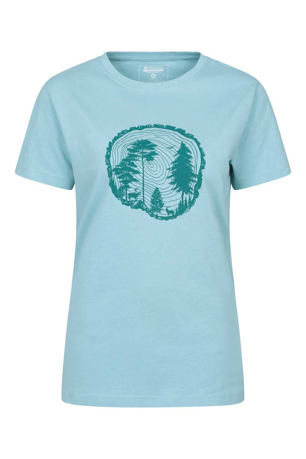 Mountain Warehouse Womens Printed Wms Tree Ring Relaxed T-Shirt - Picture 18 of 31