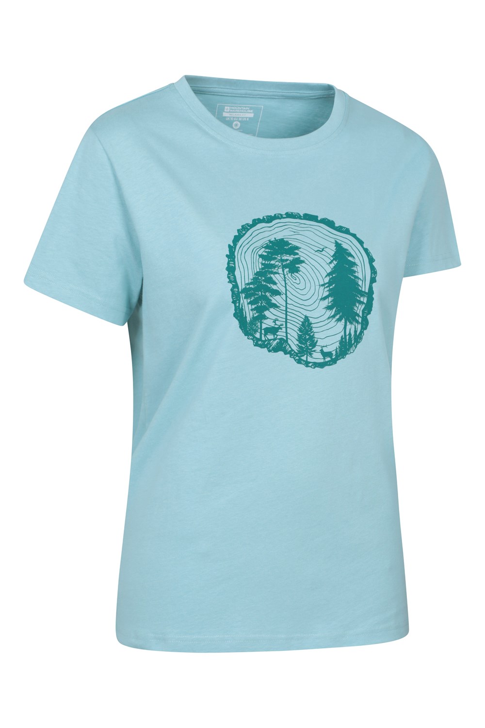 Mountain Warehouse Womens Printed Wms Tree Ring Relaxed T-Shirt - Picture 19 of 31